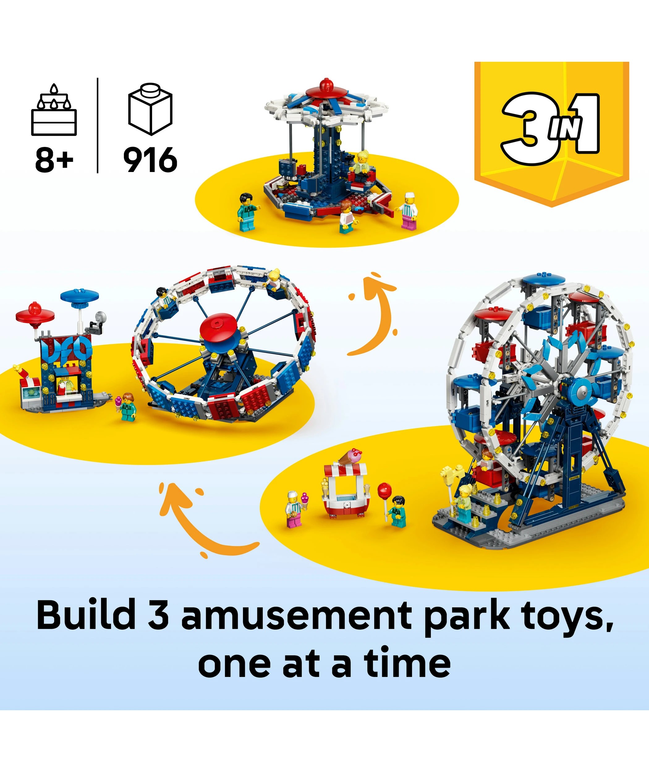 3 LEGO Creator Iconic Ferris Wheel 31389, 3 of 9
