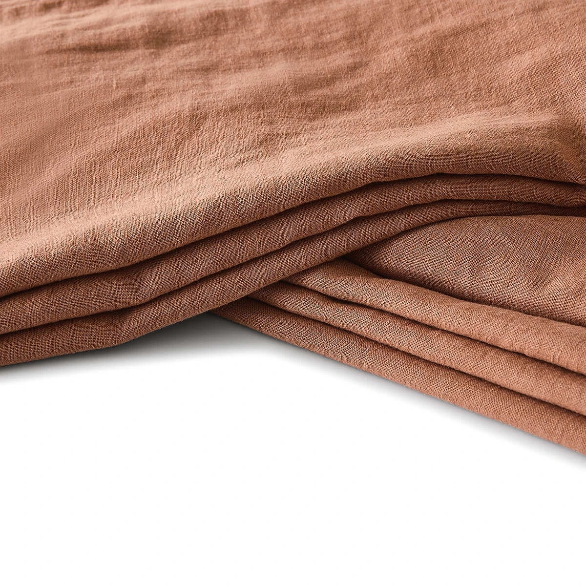 7 Kayden Linen Cotton Quilt Cover Set - Queen Bed, Tan, 7 of 7