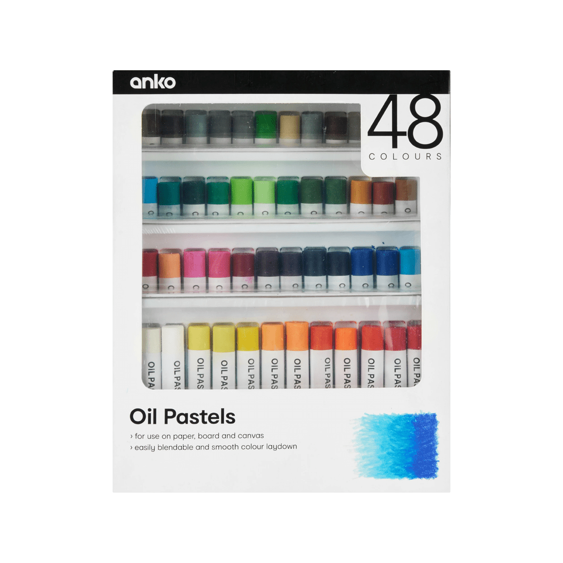 1 48 Pack Oil Pastels, 1 of 4