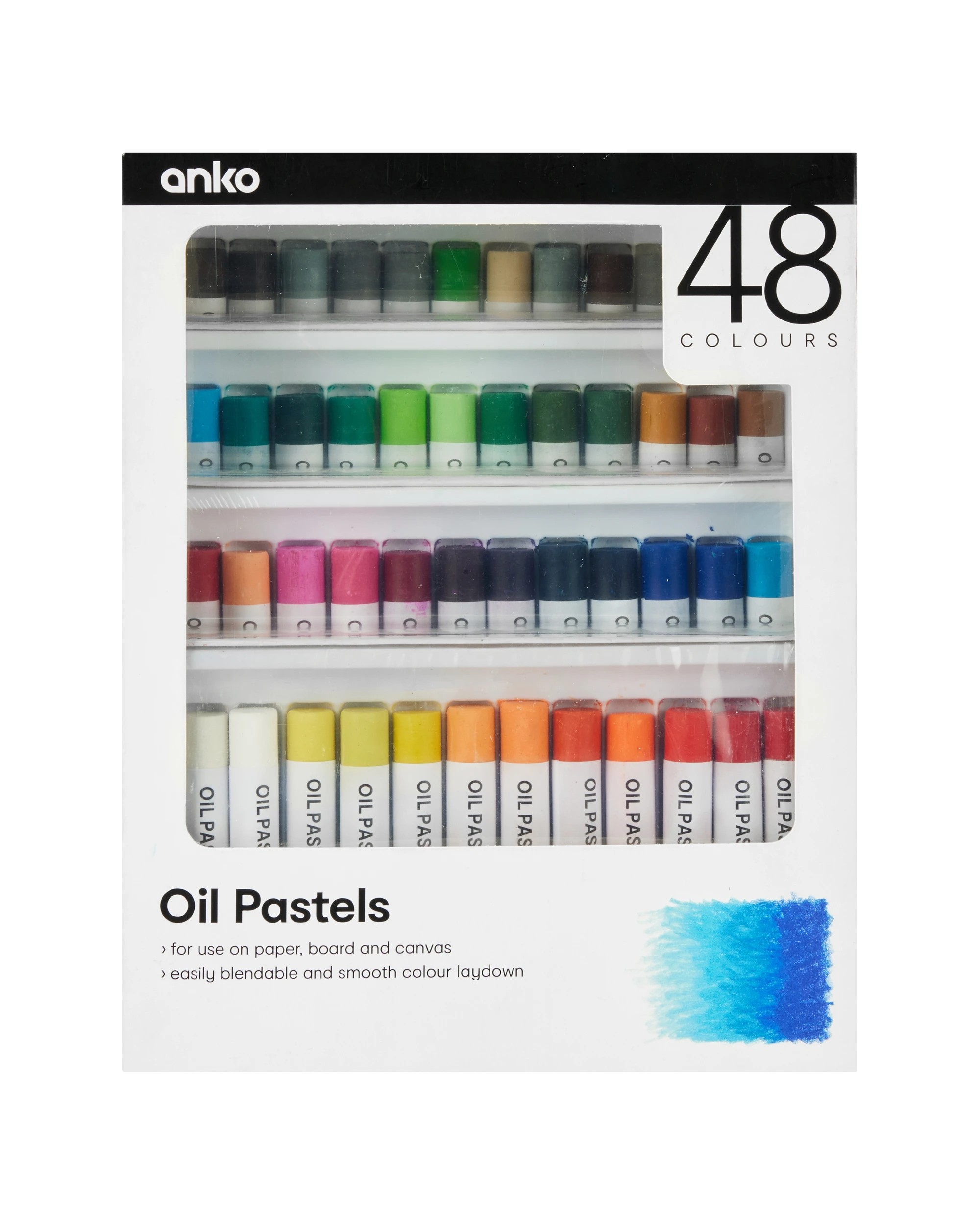 1 48 Pack Oil Pastels, 1 of 4