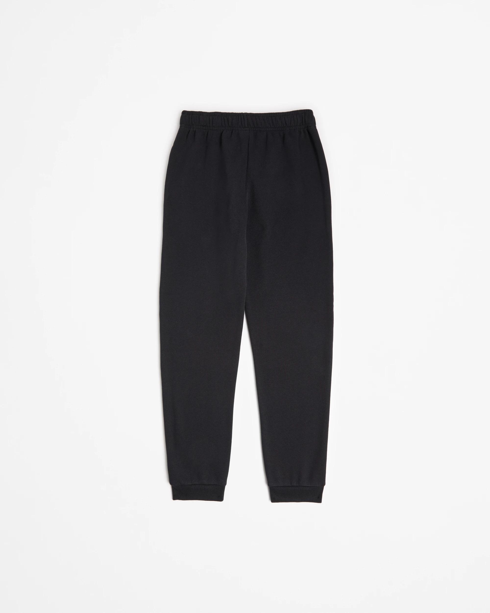 3 Target Australian Cotton School Double Knee Trackpant 2 Pack BLACK, 3 of 3