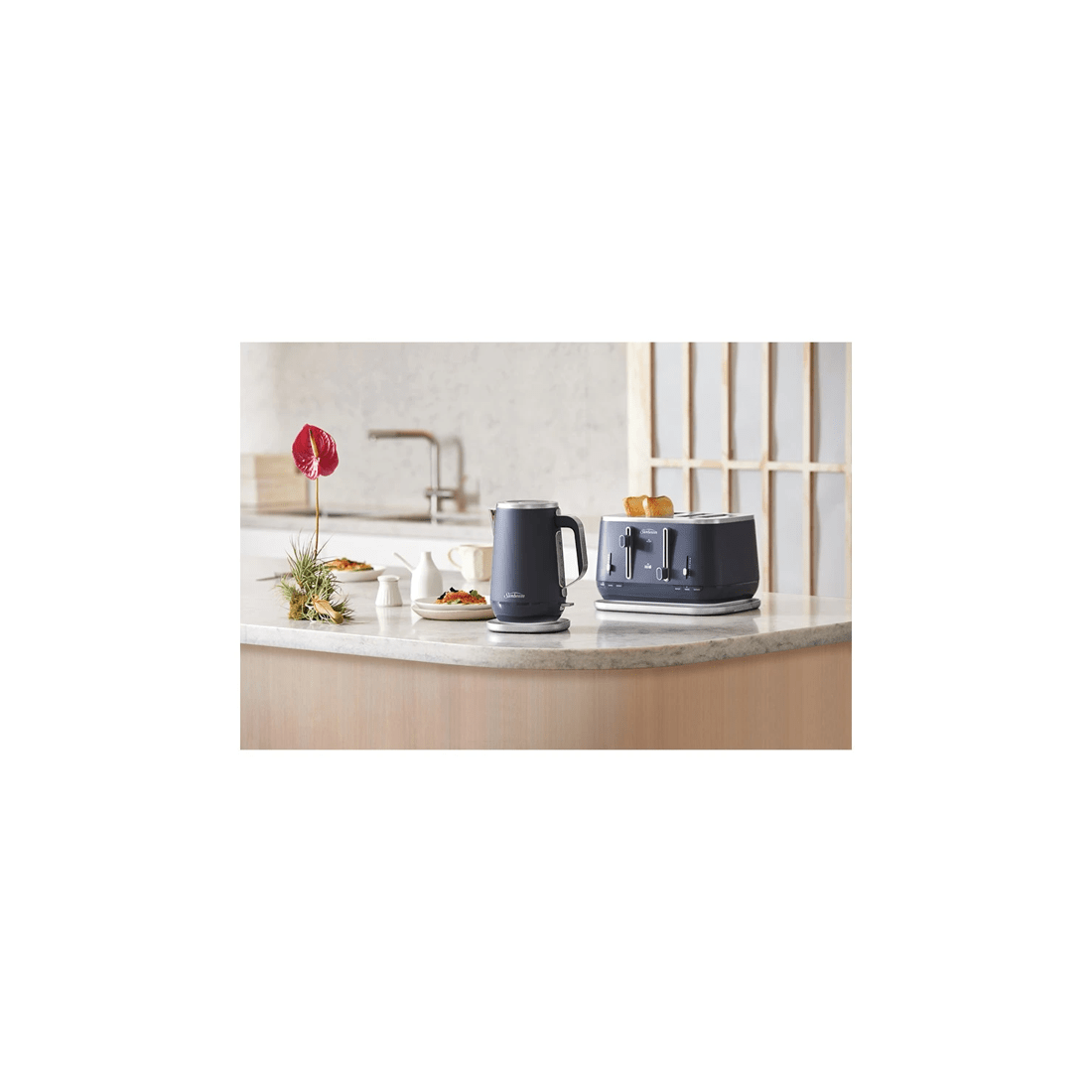 3 Sunbeam 1.7L Kyoto City Collection Jug Kettle - Navy Blue, 3 of 5