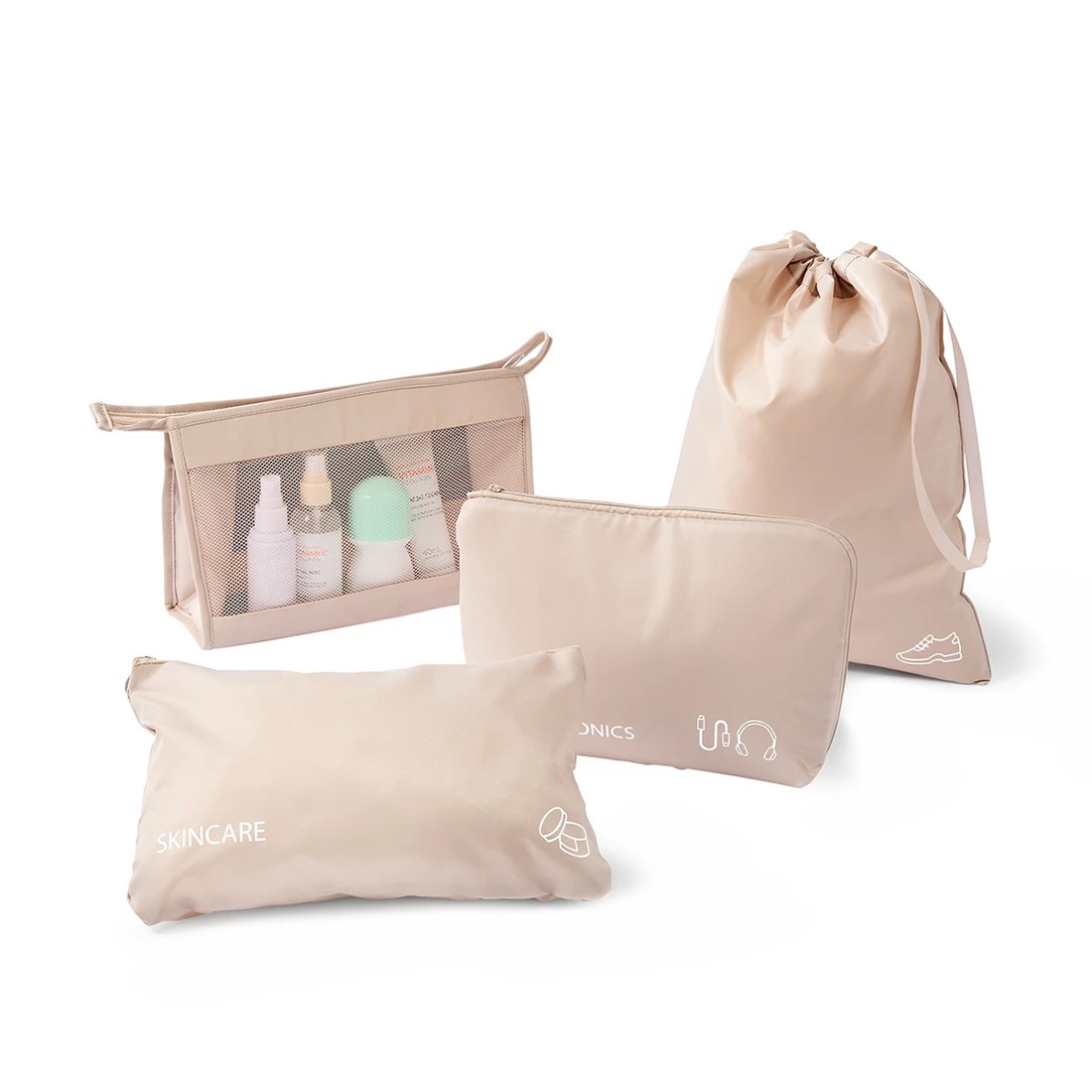 2 7 Piece Packing Cube - Beige, 2 of 10