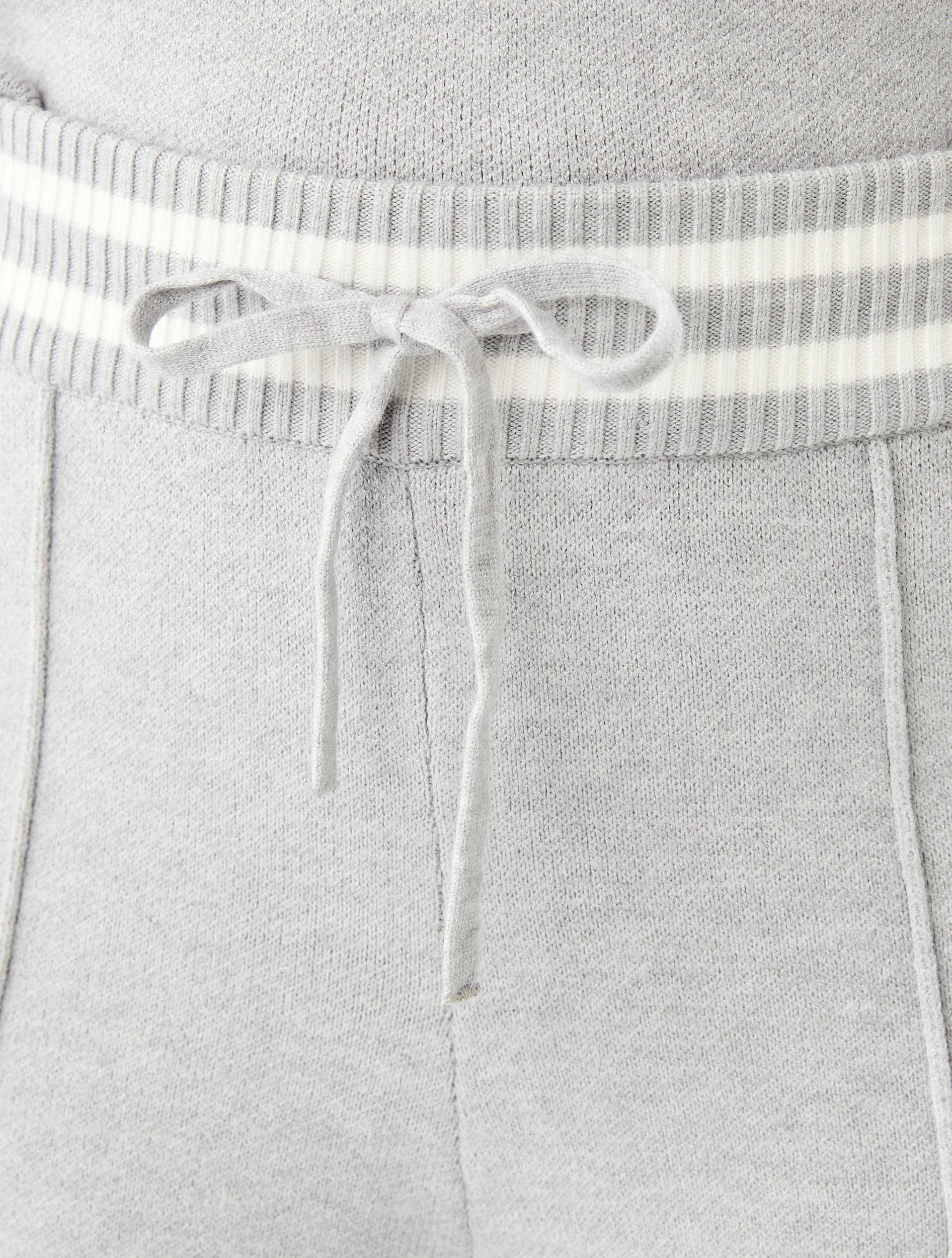 3 Bonded Knit Pants Grey Marle, 3 of 6