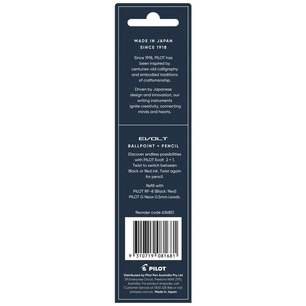 7 PILOT Evolt 2 + 1 Multifunction Ballpoint Pen Violet Barrel, 7 of 7