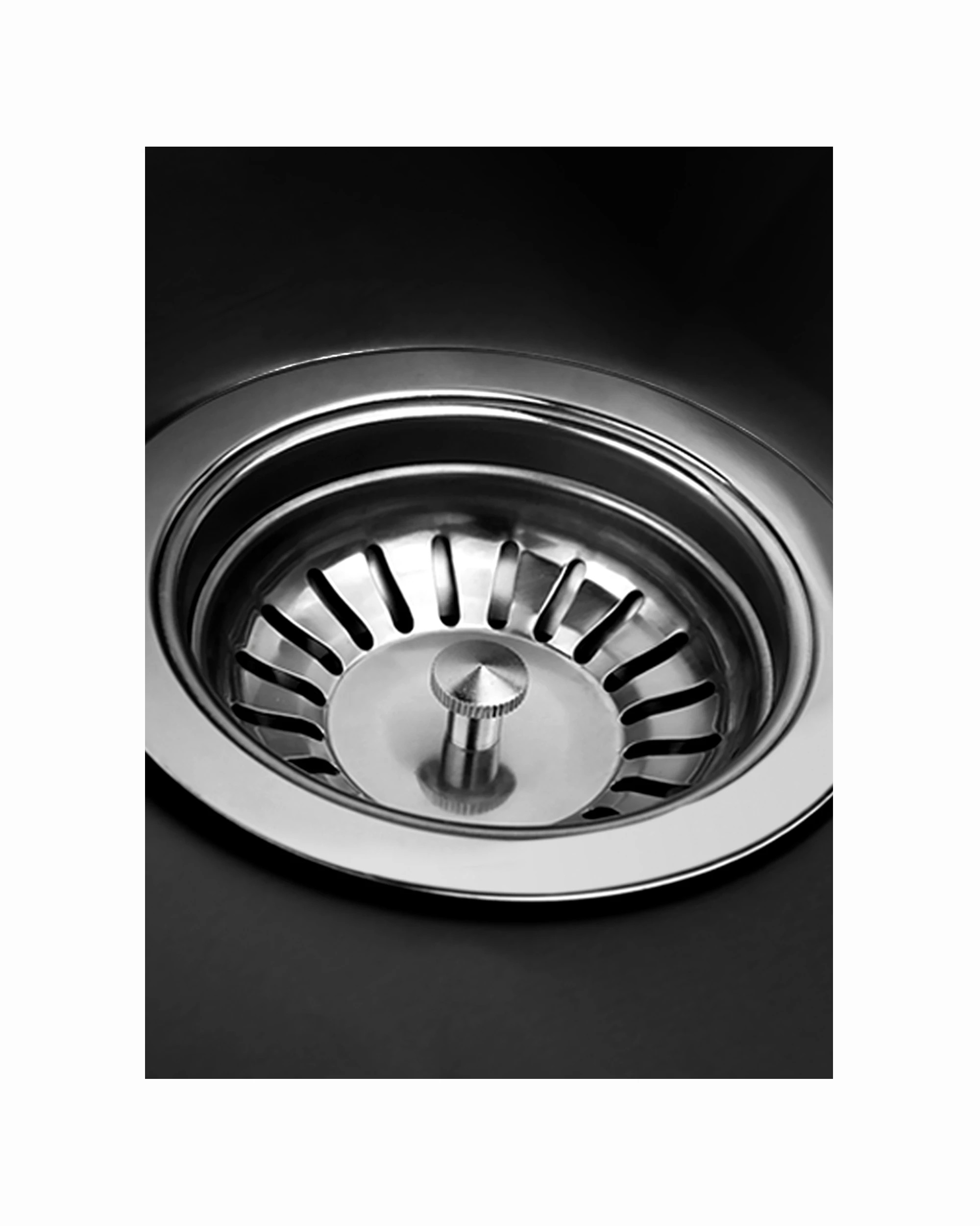 6 Cefito Kitchen Sink 55x45cm Granite Stone Sink Single Bowl - Black, 6 of 6