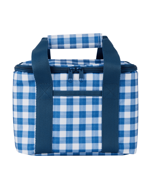 Blue Check Twin Handle Lunch