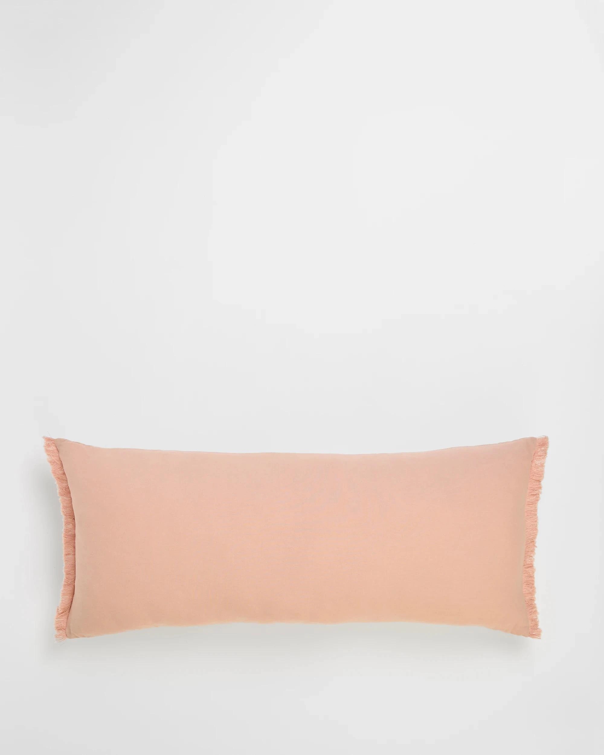 1 Target Laynie Linen/Cotton Breakfast Cushion - Pink, 1 of 2