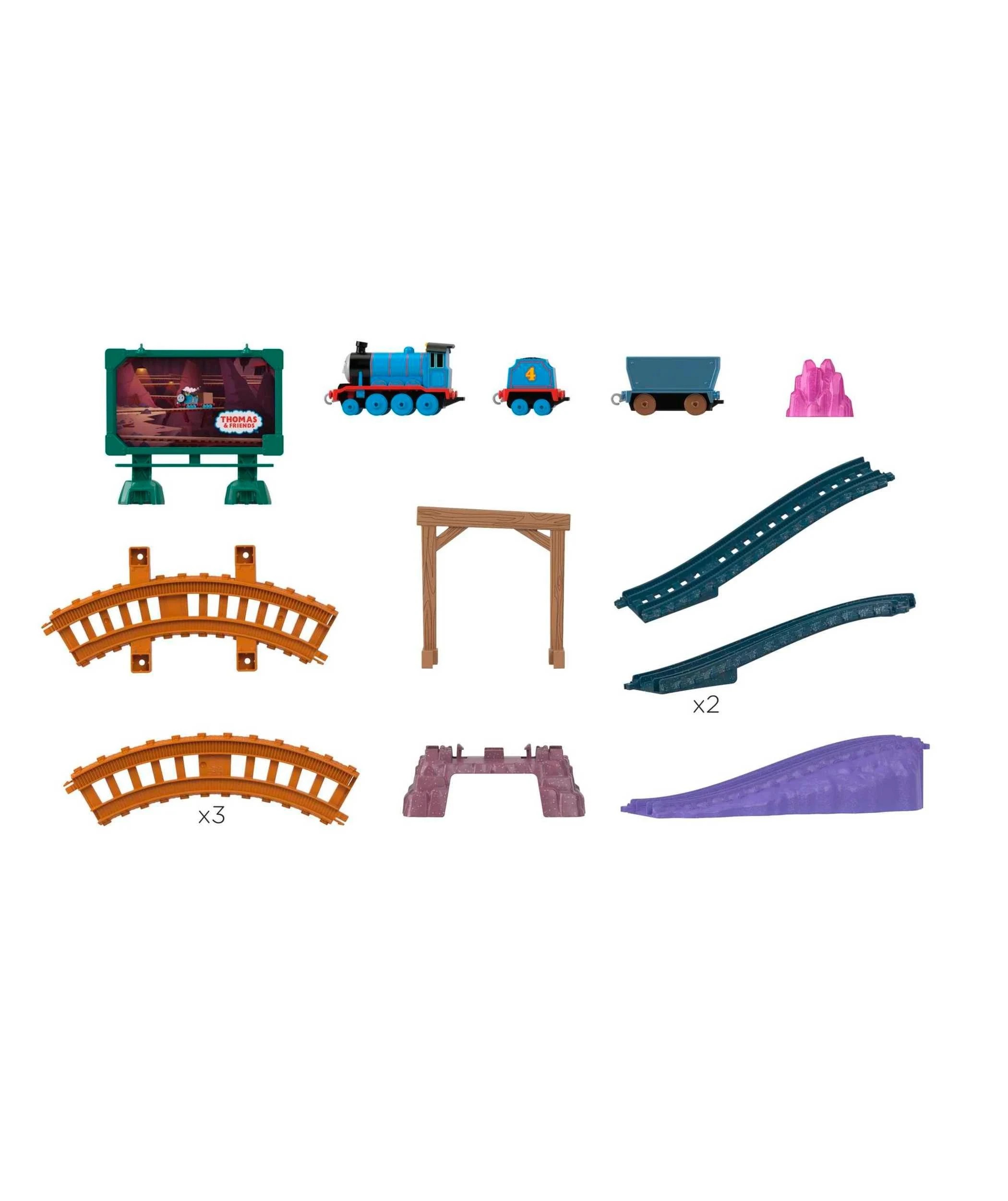 2 Thomas & Friends Push - Along Train and Track Set - Assorted - Multi, 2 of 4