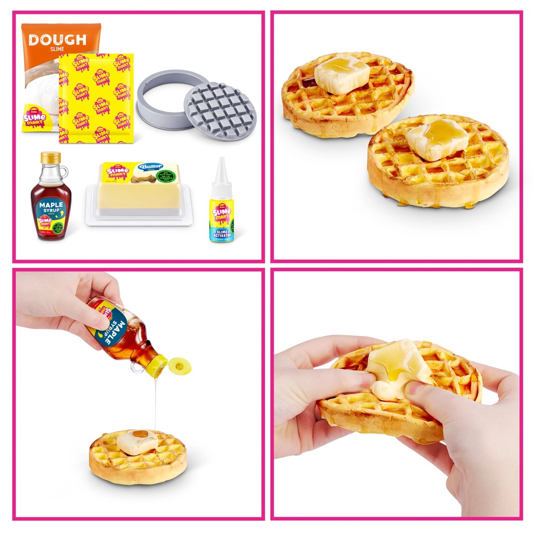 8 9 Piece Zuru Slime Mart Make Your Own Realistic Slime Food Playset - Waffles, 8 of 9