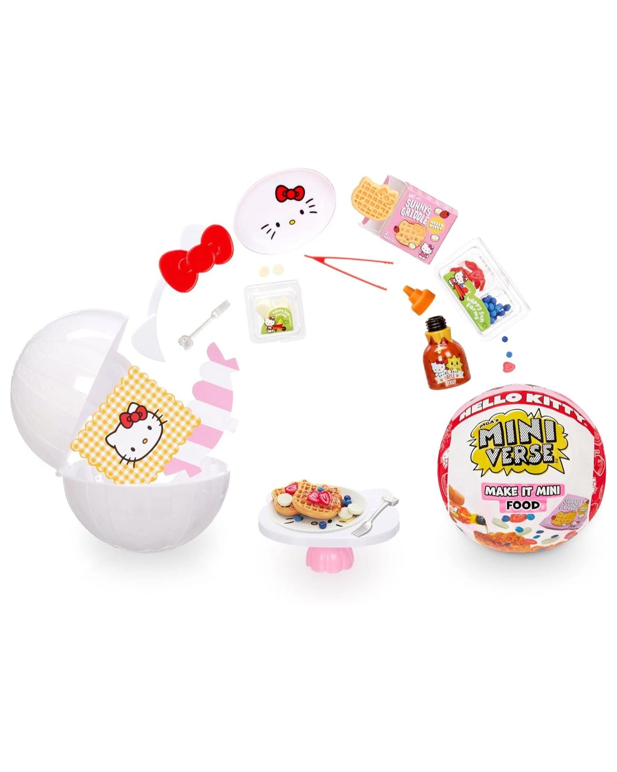 3 MGA's Miniverse Blind Ball: Make It Mini Hello Kitty Food 2-Pack - Two Capsules, 3 of 6