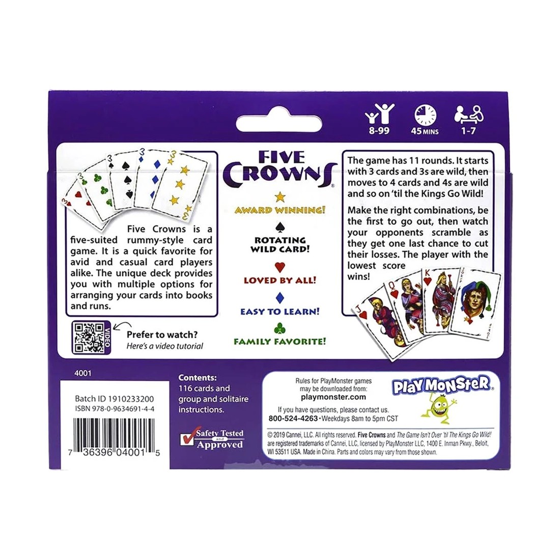 3 Five Crowns, 3 of 3