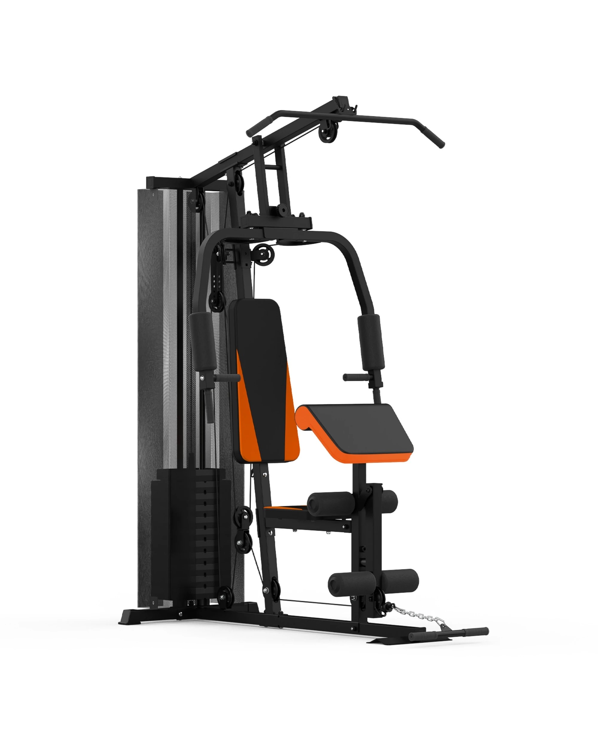 1 Advwin Multifunctional Home Gym with 100LB Weight Stack - Black, 1 of 7