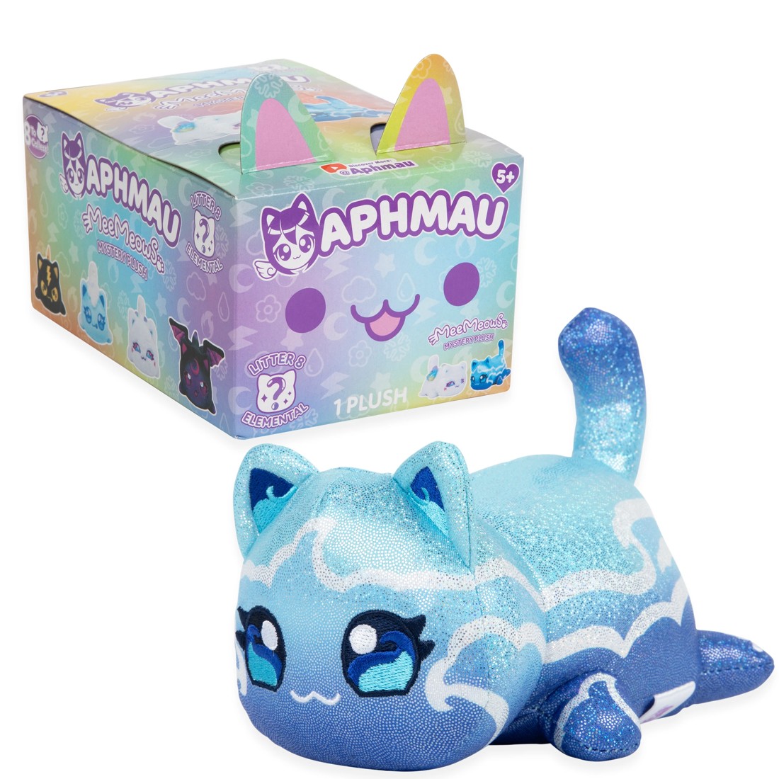 9 15cm Aphmau MeeMeows Litter 8 Mystery Plush Toy: Elemental - Assorted, 9 of 10