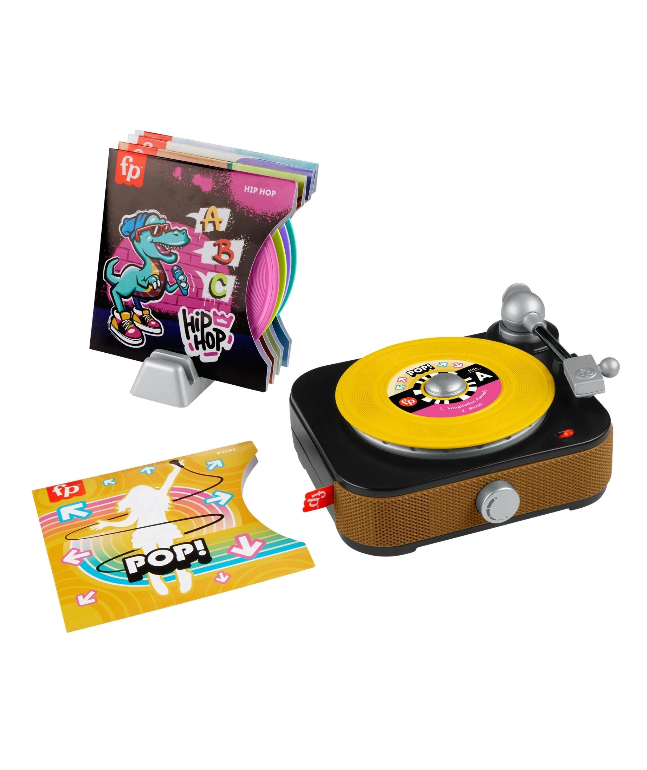 2 Mattel Fisher-Price Rockin’ Record Player Musical Toy - Multi, 2 of 6