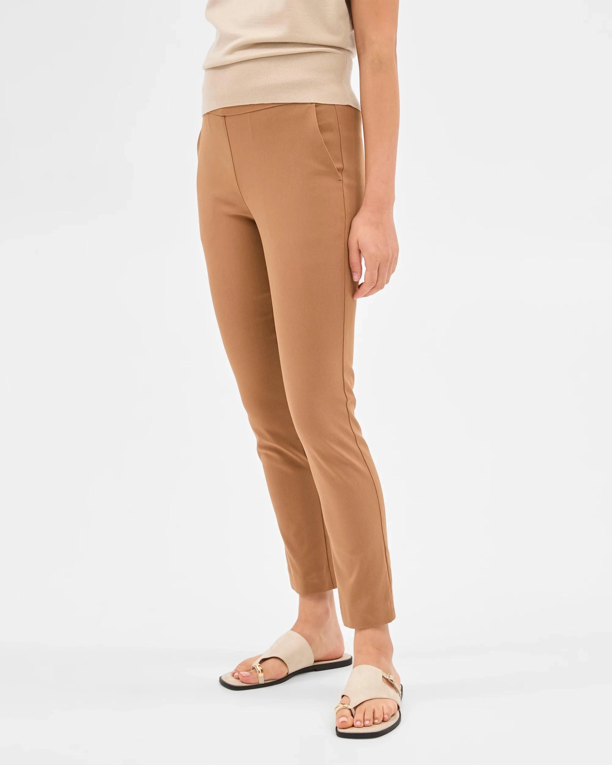 4 Preview Carrie Bengaline Ankle Length Pants TIGER EYE, 4 of 6