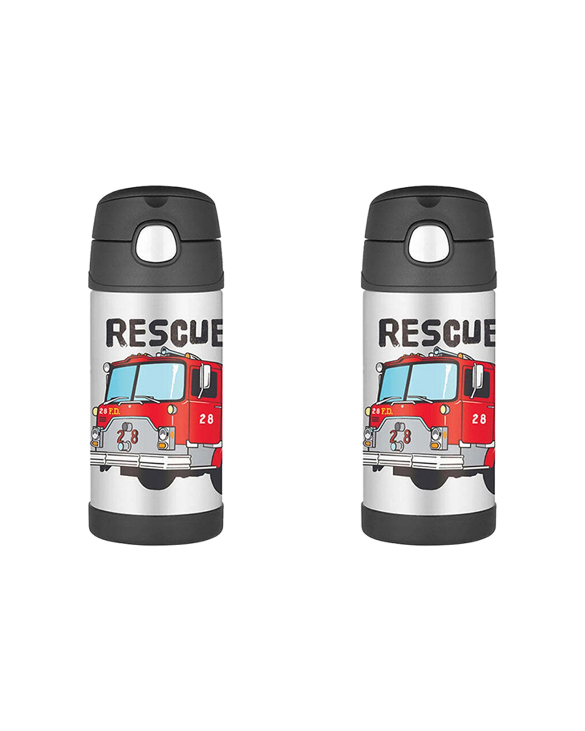 1 Thermos 2PK Funtainer 355ml Stainless Steel Vacuum Insulated Drink Bottle Kids Edition - Silver, 1 of 1