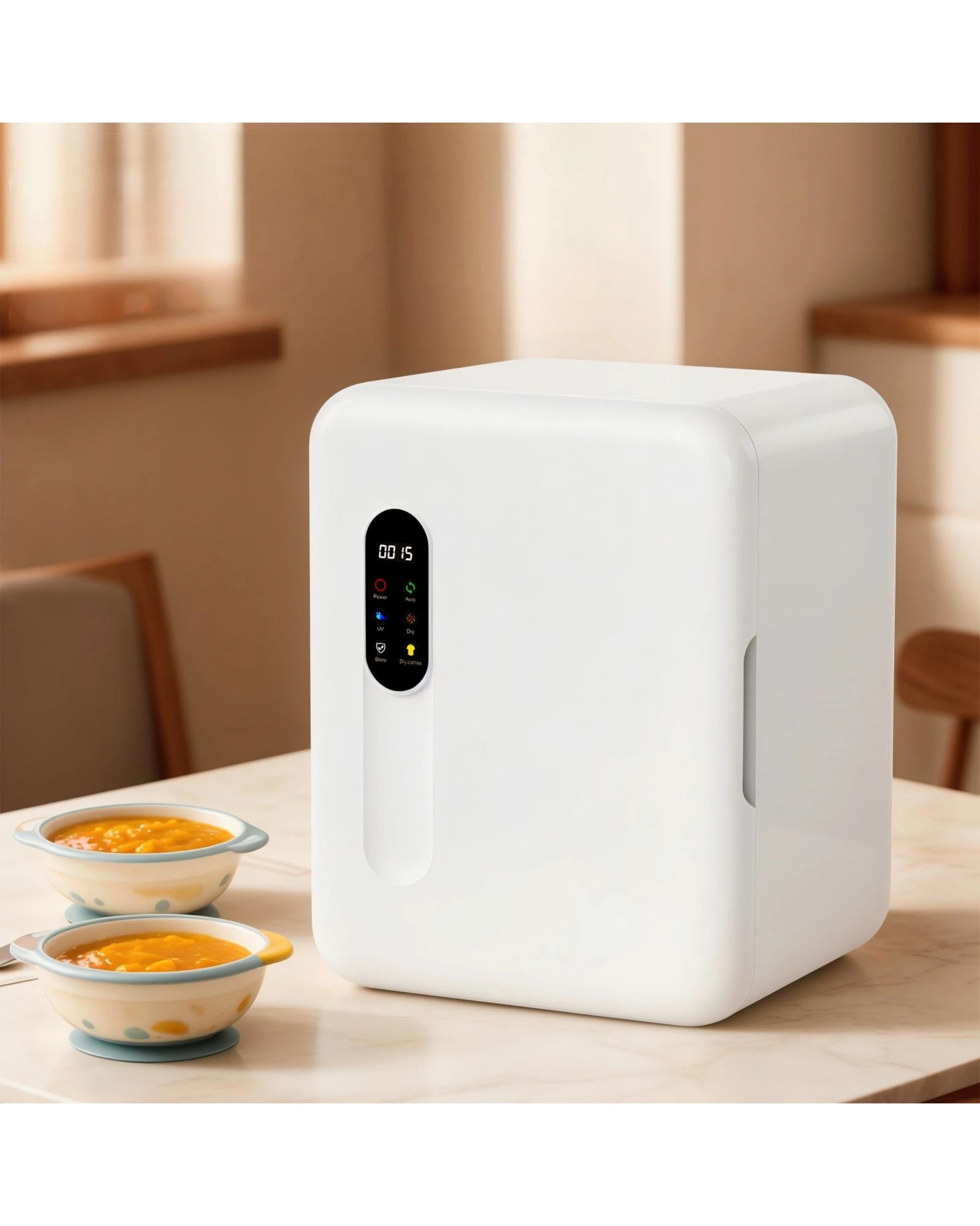 6 Advwin 28L Large Baby Sterilization Cabinet for Disinfect Dry Everyday Items with 48H Smart Storage - White, 6 of 6