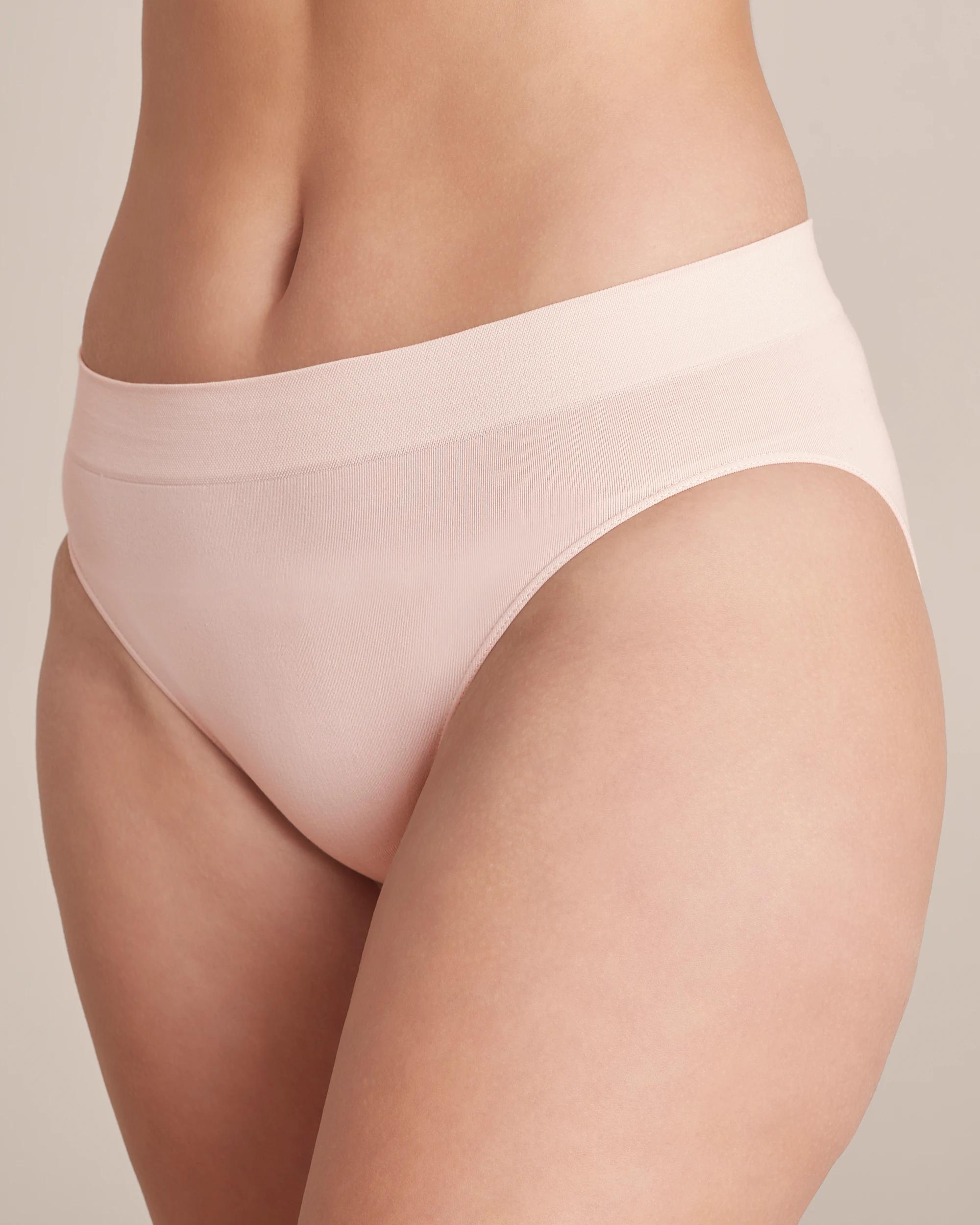 6 Target 2 Pack Cotton Seamfree High Cut Briefs CRYSTAL MAUVE, 6 of 8