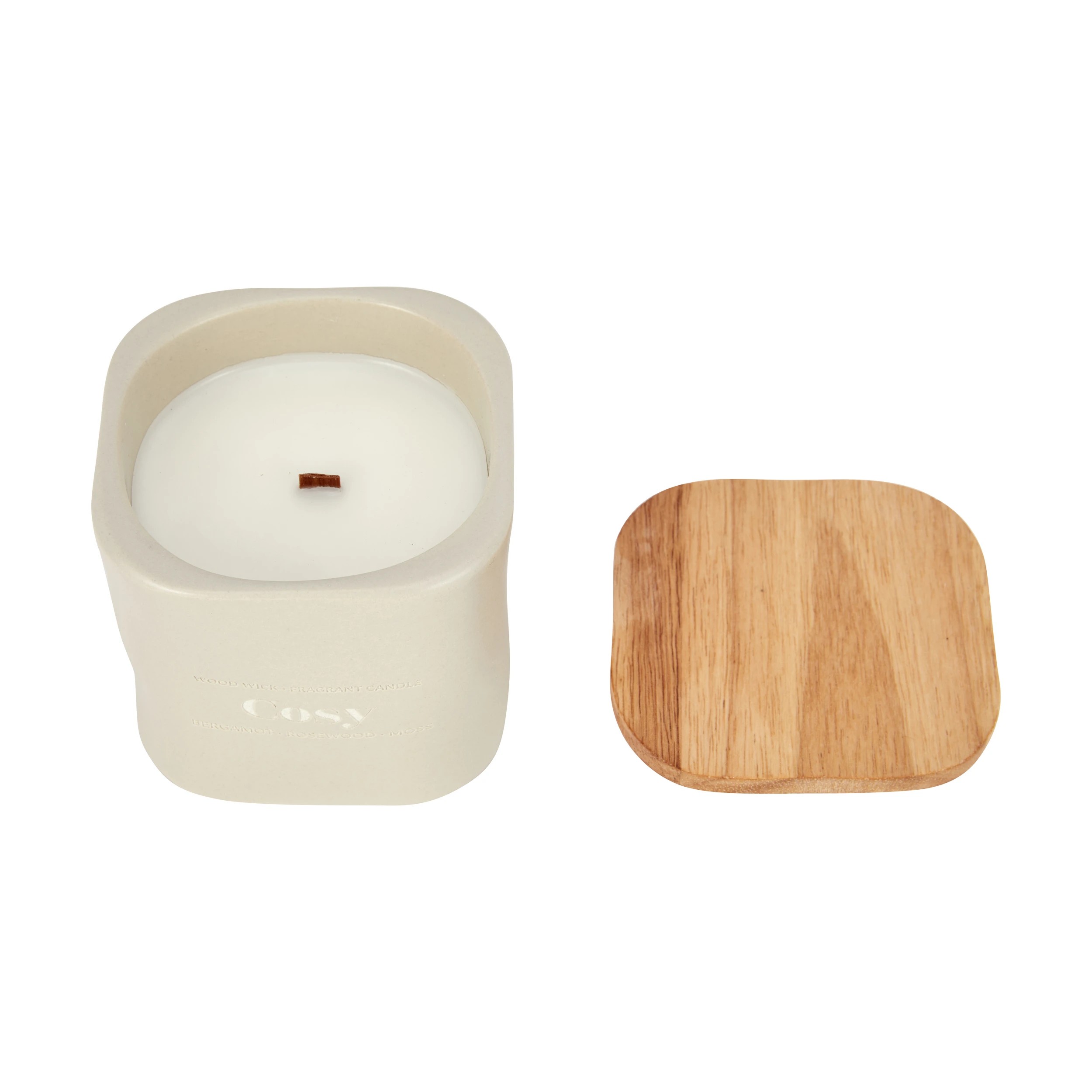 4 Cosy Wood Lid Fragrant Candle, 4 of 5