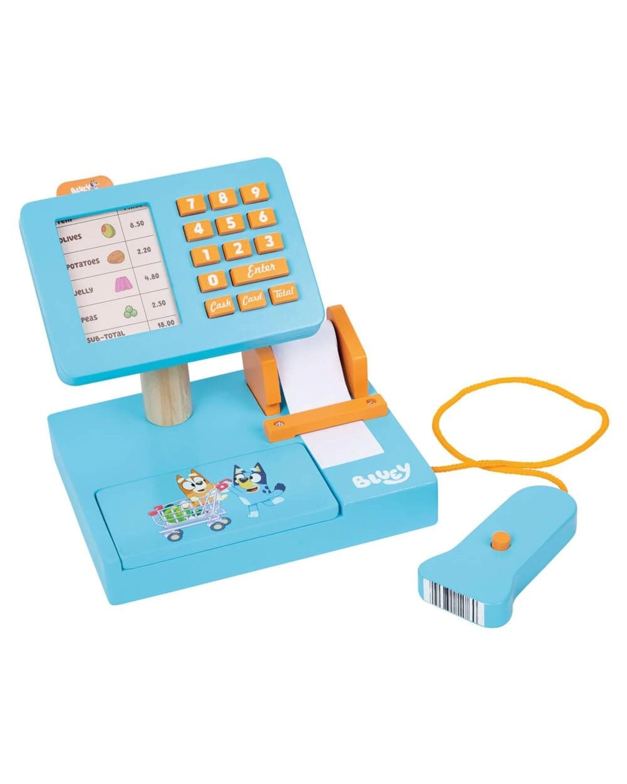 3 Bluey Wooden Cash Register Playset, 3 of 7