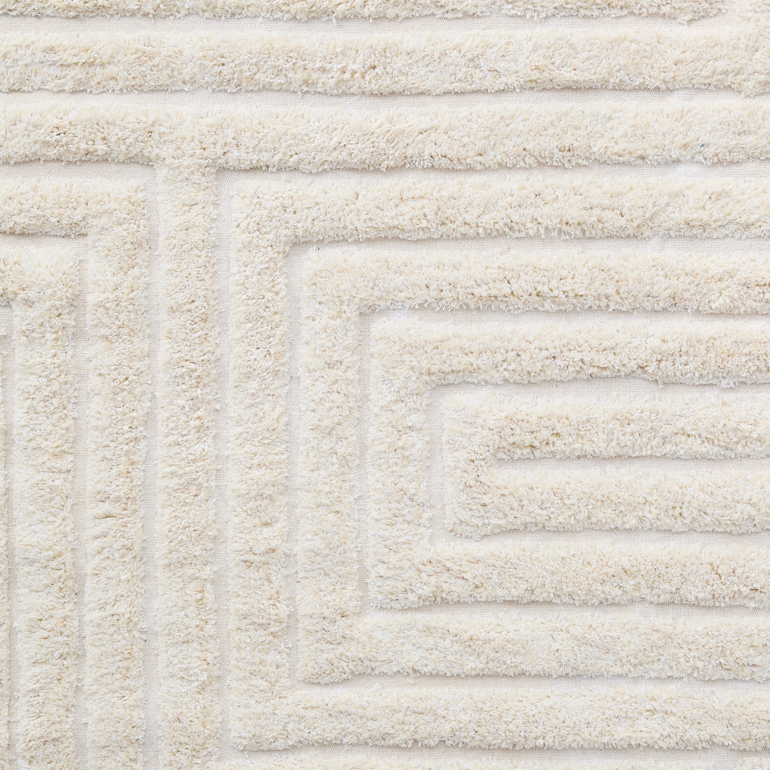 4 Linear Wool Blend Rug - Beige, Extra Extra Large - 300cm x 200cm, 4 of 6