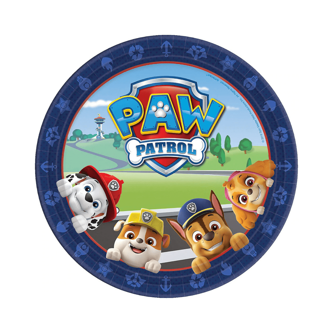 1 Amscan Paw Patrol Adventures Large Paper Plates Pack of 8, 1 of 1