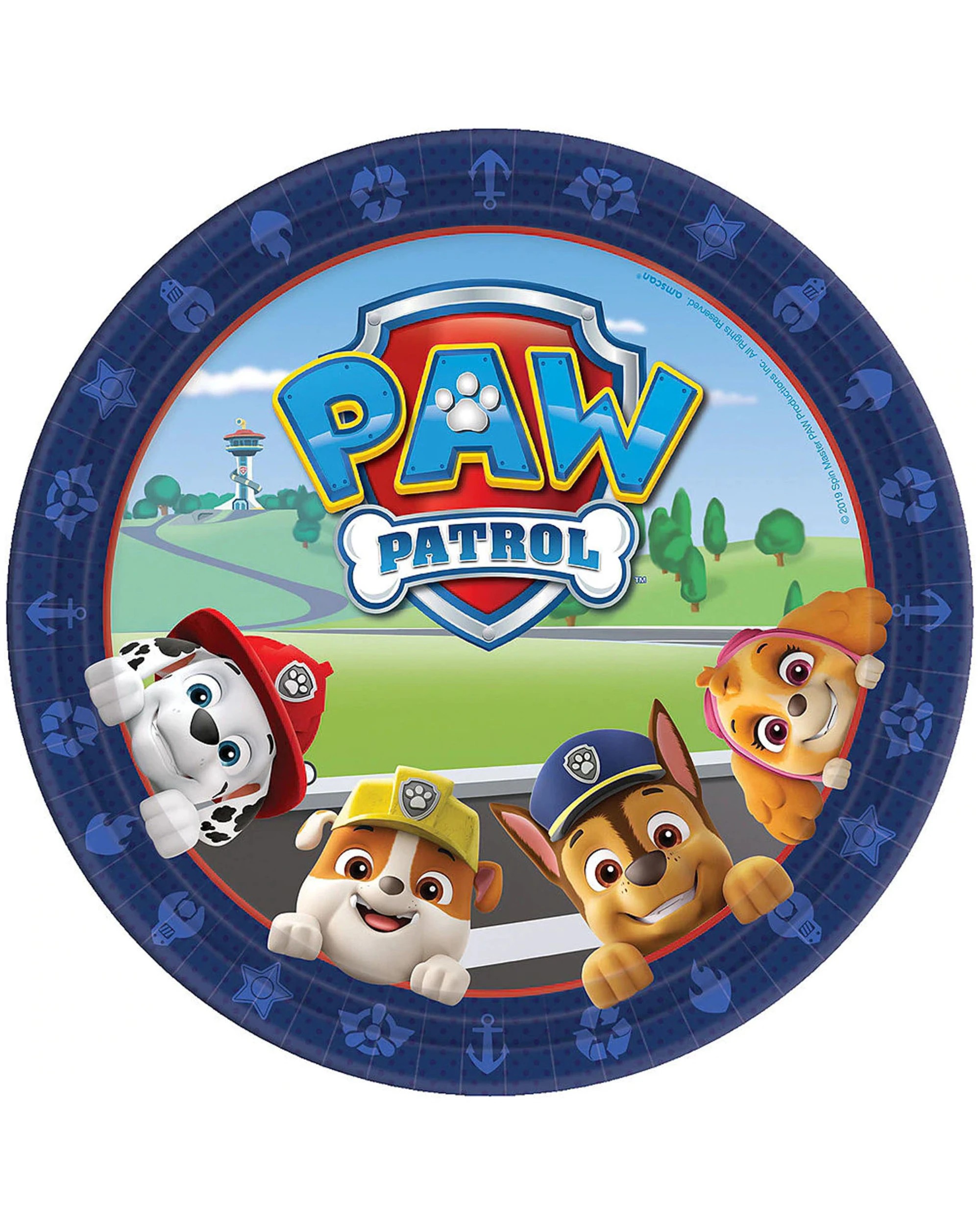 1 PAW Patrol Paw Patrol Adventures Large Paper Plates Pack of 8, 1 of 1