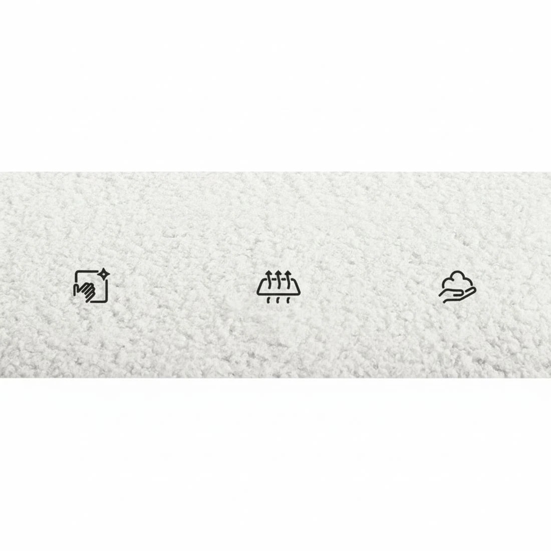 4 Artiss Dining Chairs Set of 2 Sherpa Boucle - White, 4 of 4