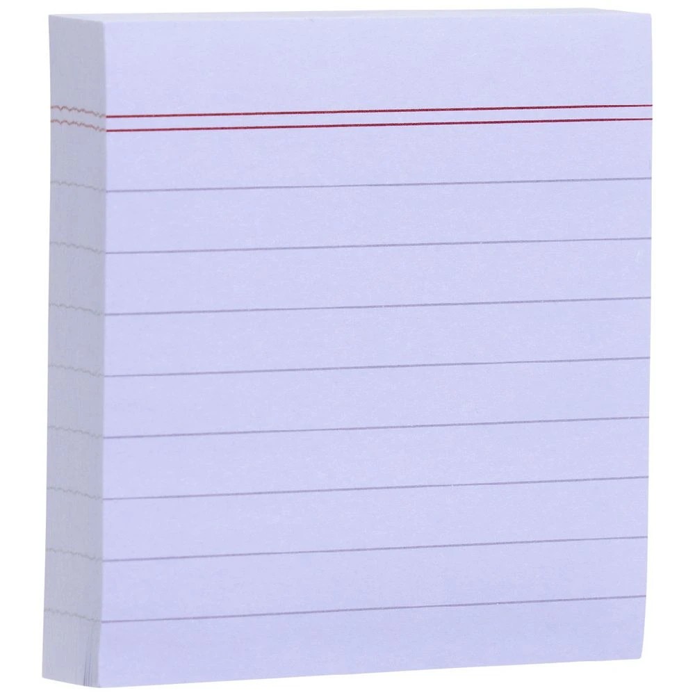 3 J.Burrows Fully Adhesive Notes 76x76mm Purple, 3 of 3