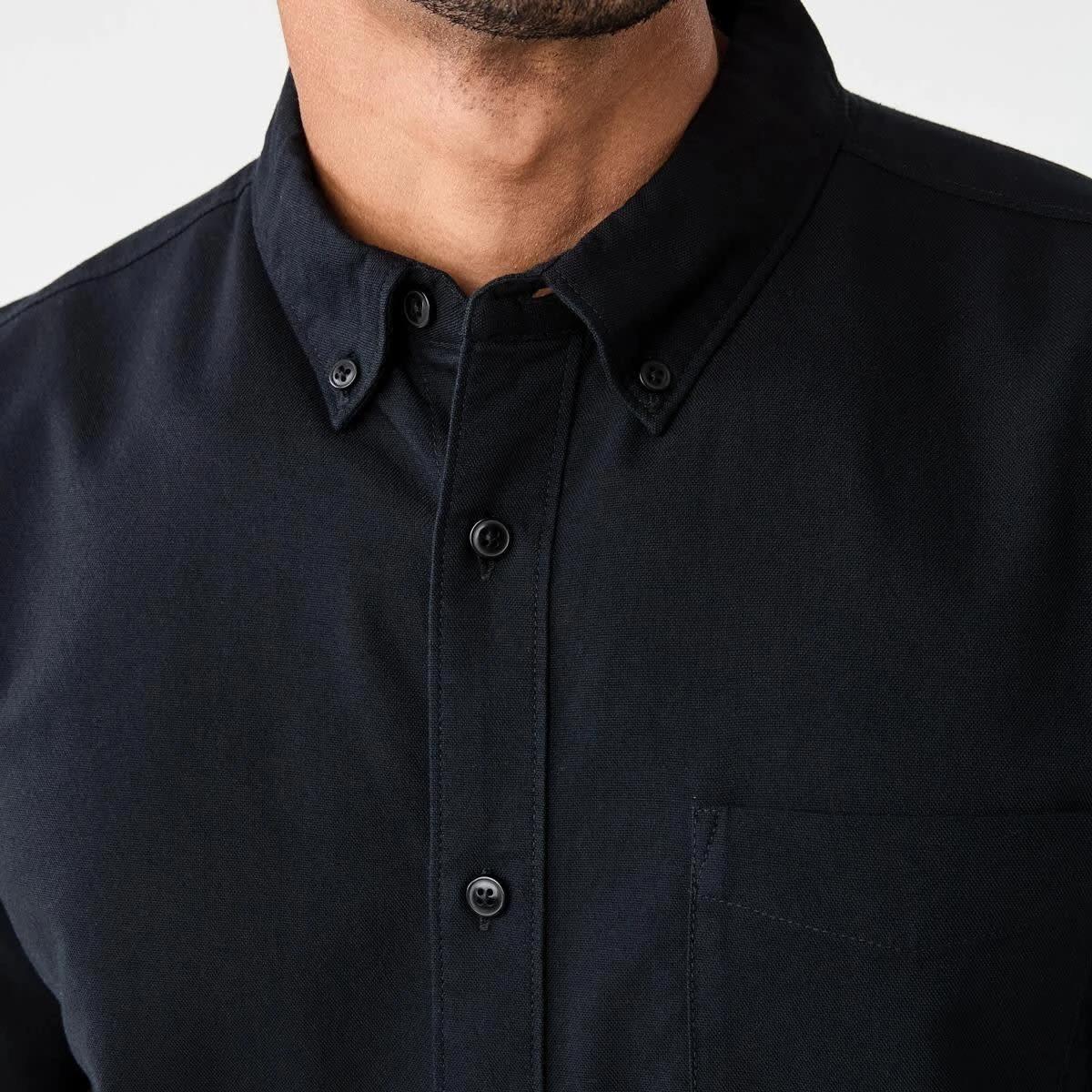 5 Short Sleeve Oxford Shirt BLACK, 5 of 6