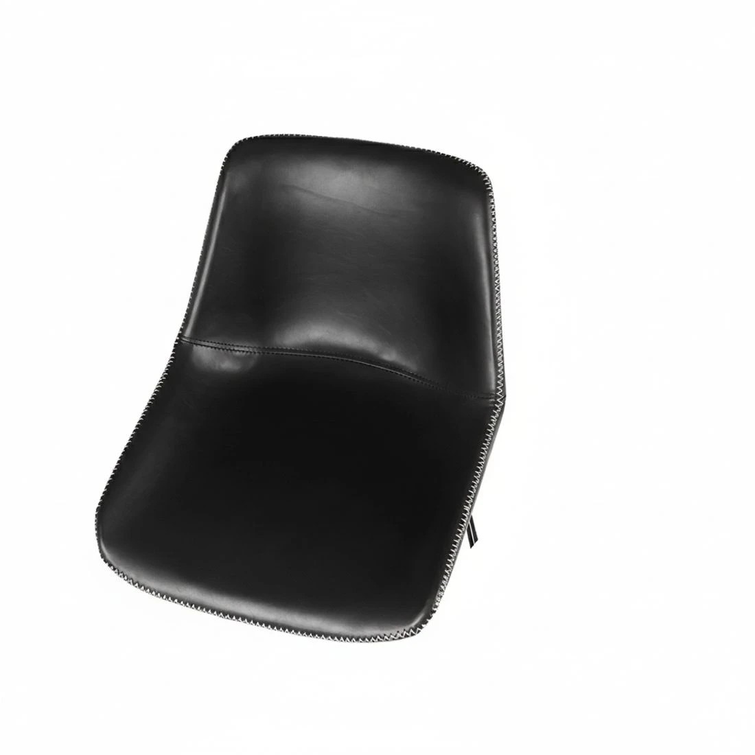 5 Artiss 2x Bar Stools Leather Padded Metal Legs - Black, 5 of 5