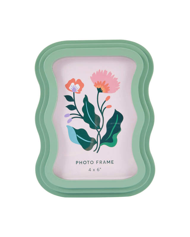 Wavy Green Frame 4in. x 