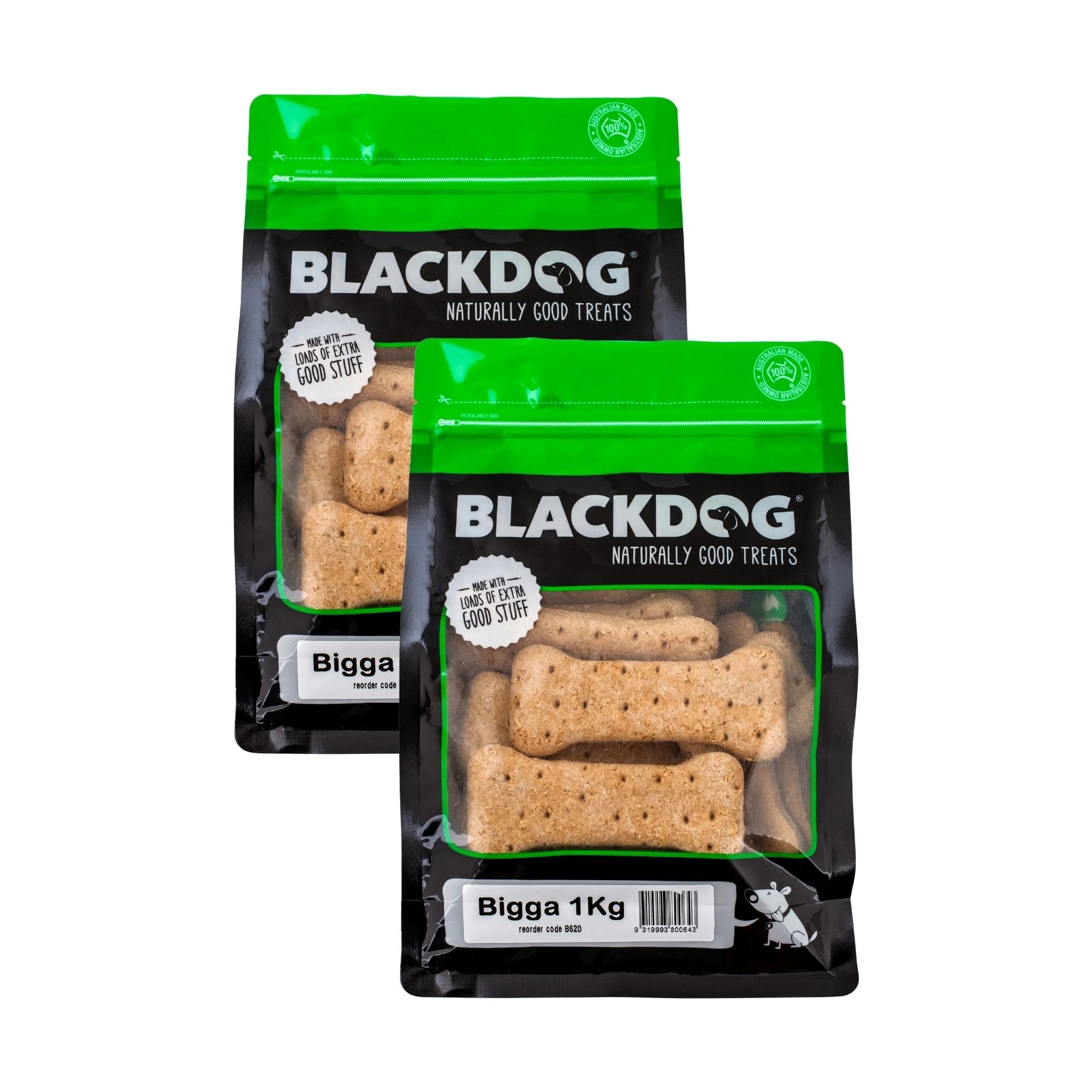 1 Blackdog Bigga Biscuits 1kg x 2pk, 1 of 1