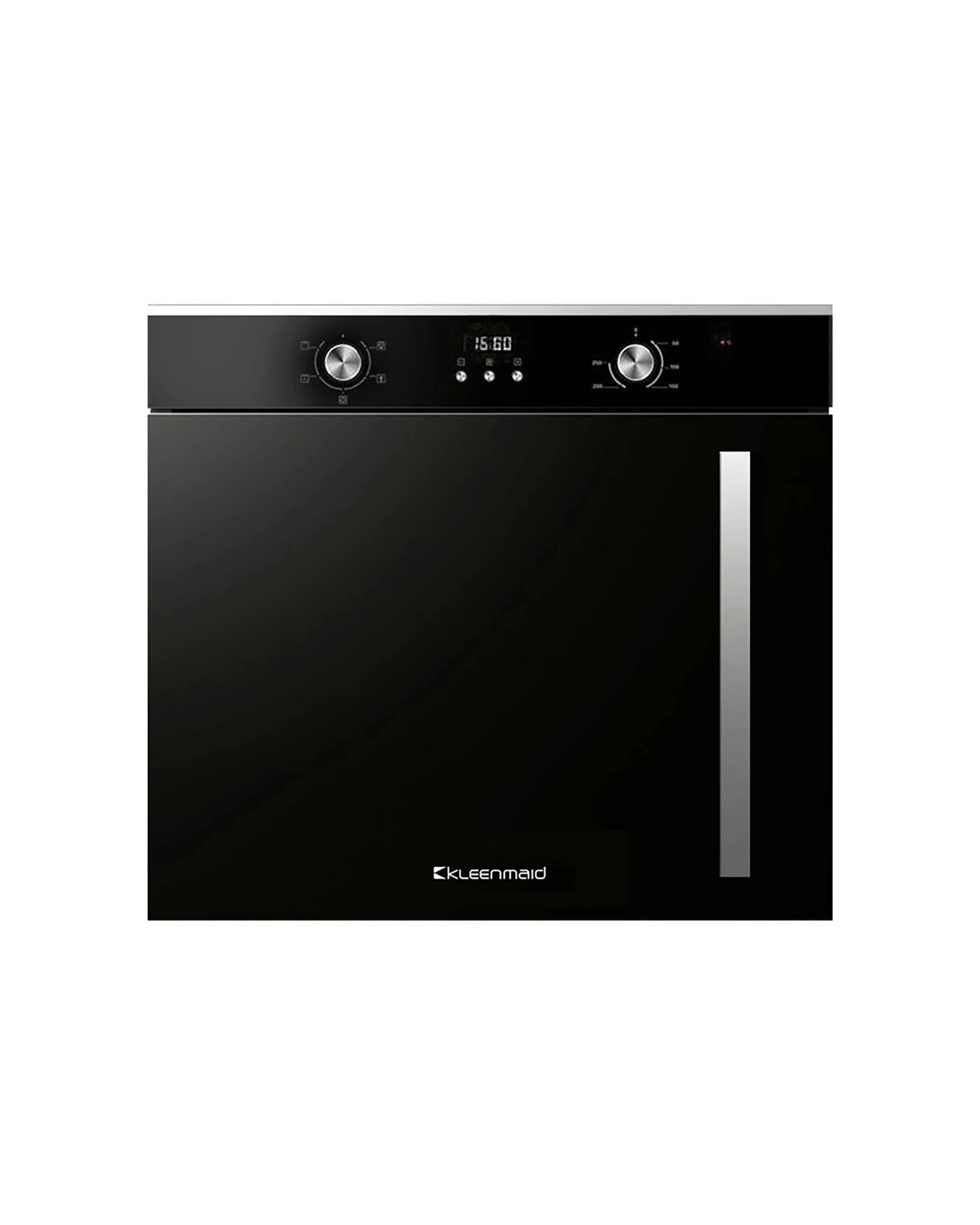 1 Kleenmaid Built-In Multifunction Side Opening Electric Oven 75L 60cm Glass Black - Black, 1 of 5