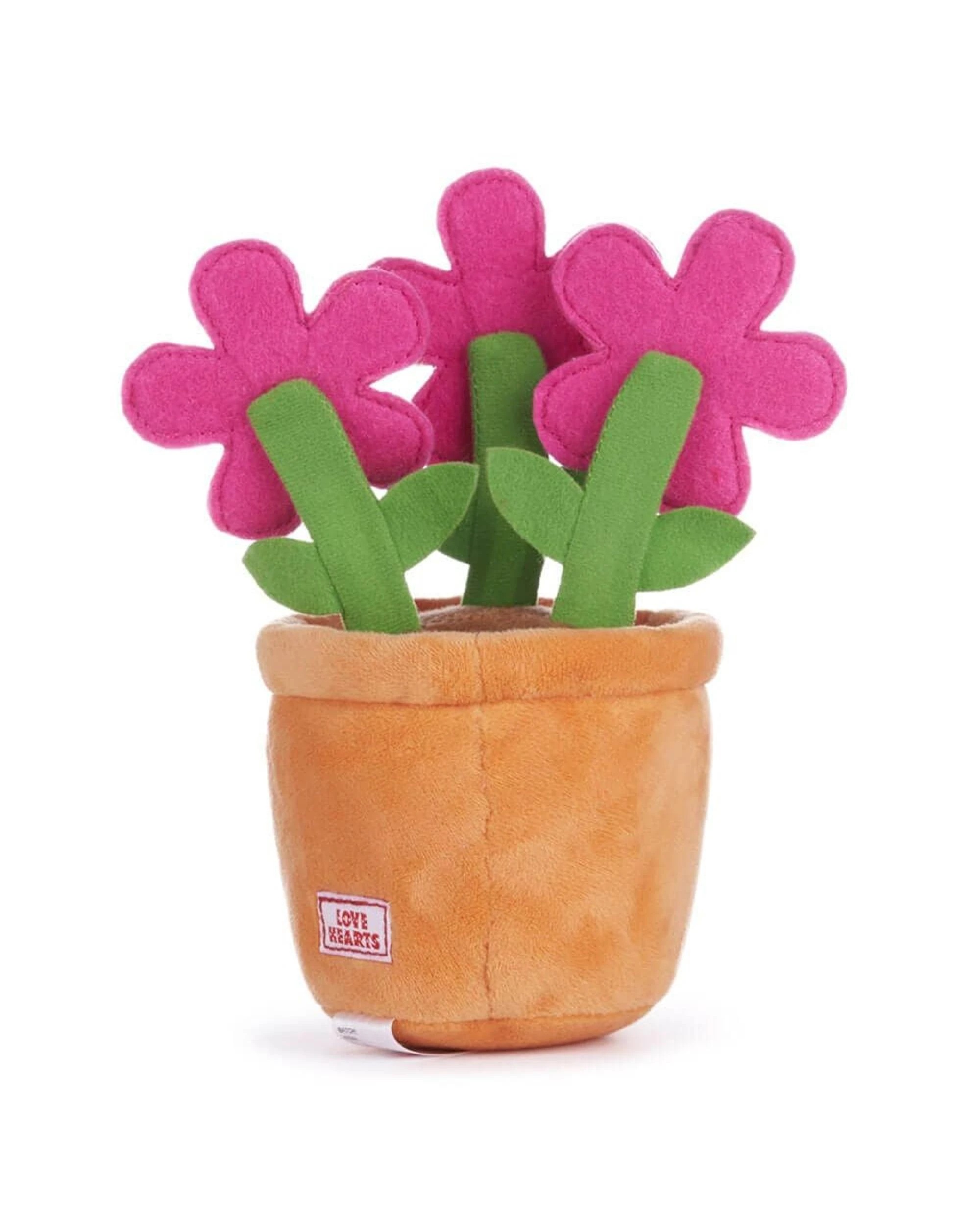 3 Swizzels Love Hearts Felicity Flowerpot "Blooming Amazing" Plush, 3 of 7