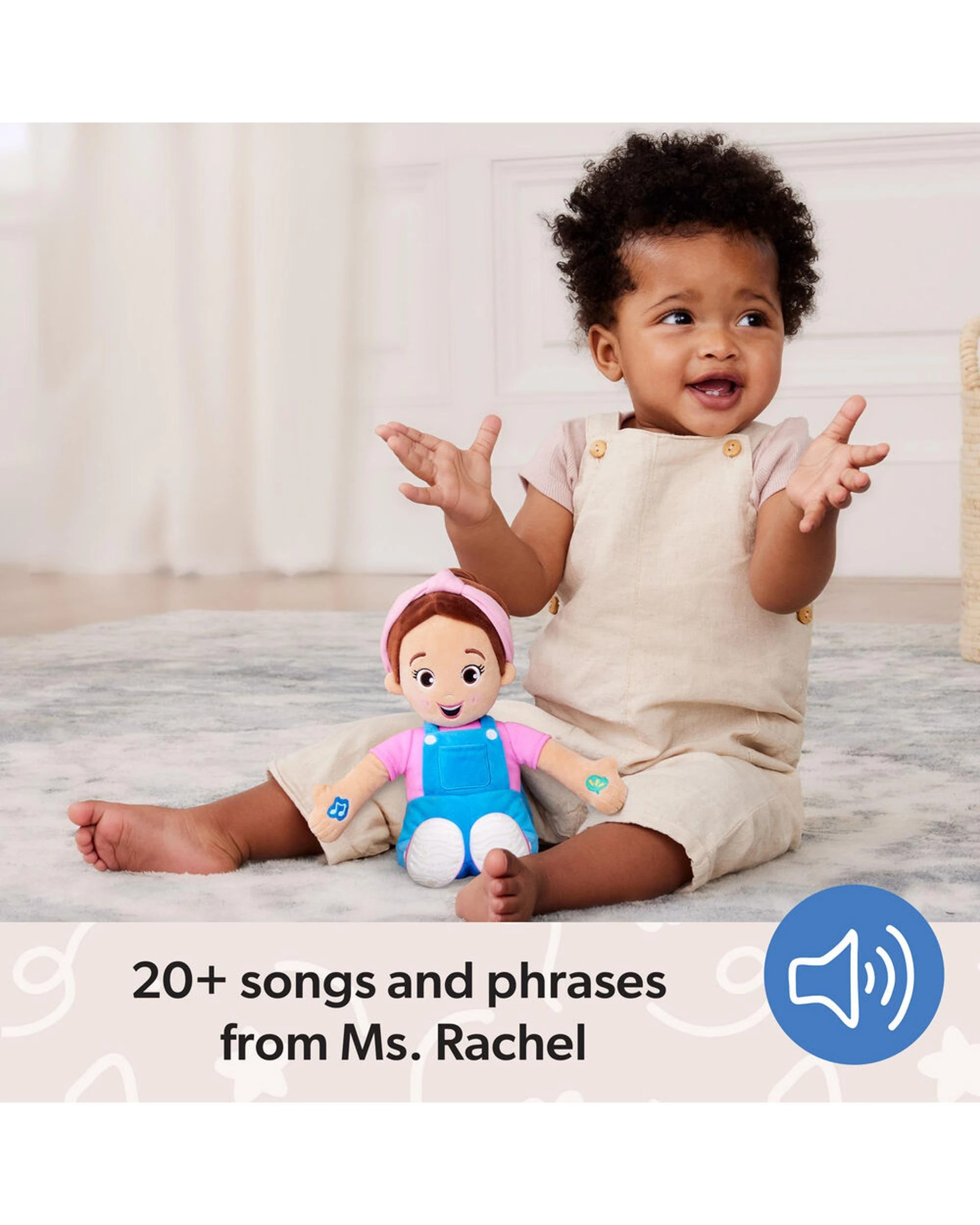 4 KIDdesigns Ms Rachel Animated Speak and Sing Doll, 4 of 6