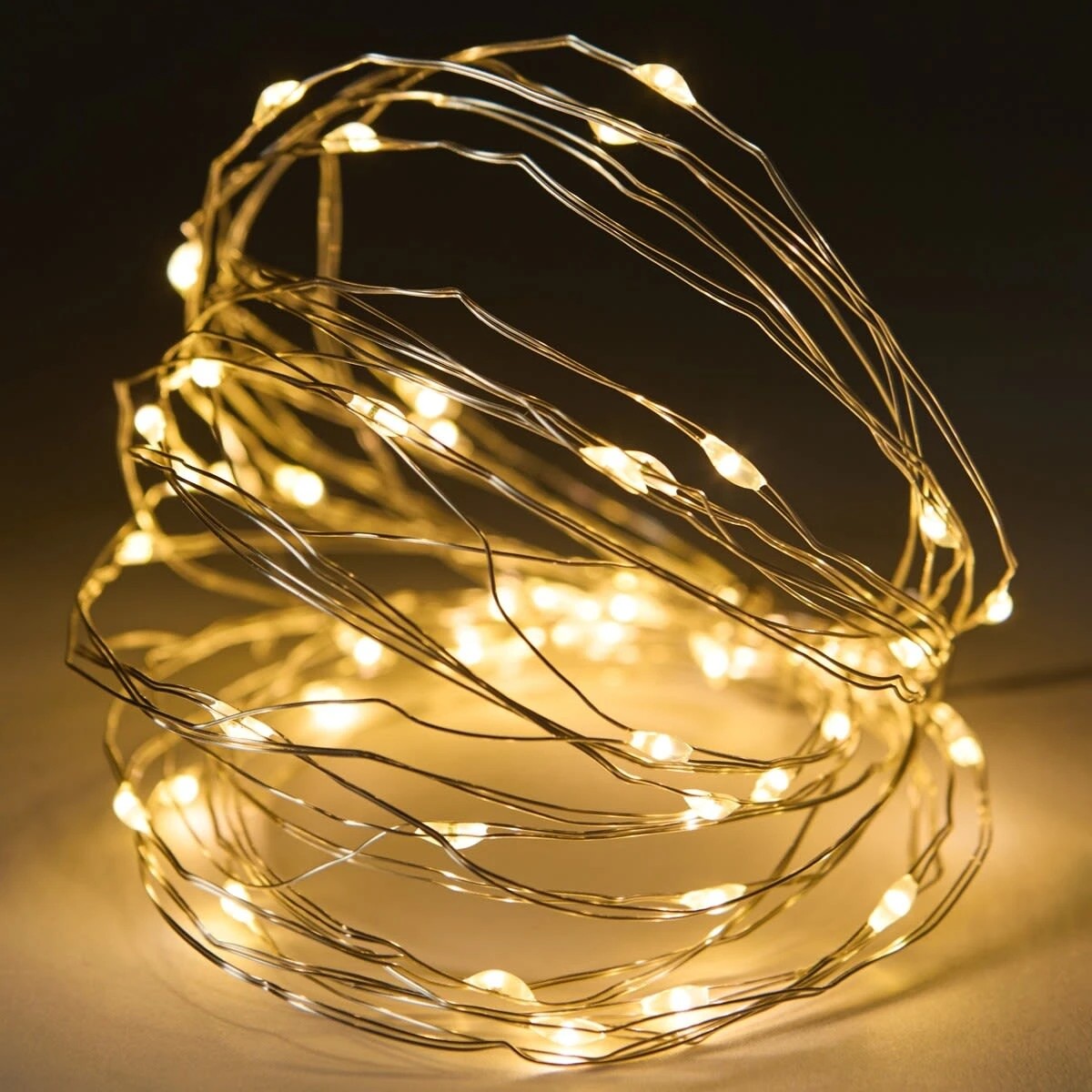 2 Silver Wire String Lights, 2 of 8