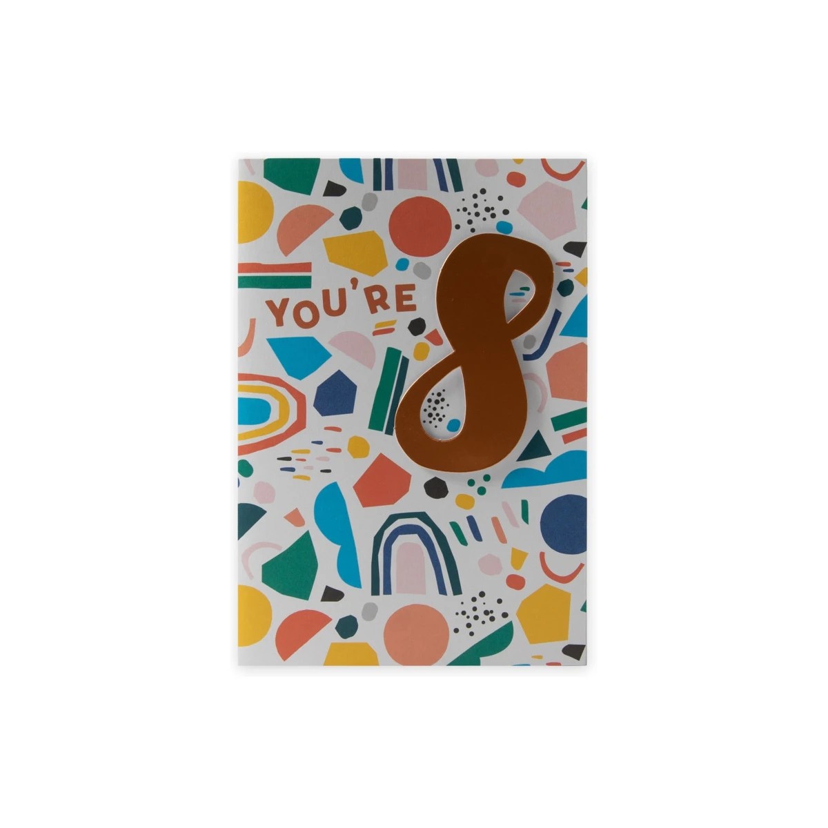 3 Connections from Hallmark 8th Birthday Card - Shapes & Colours, 3 of 3