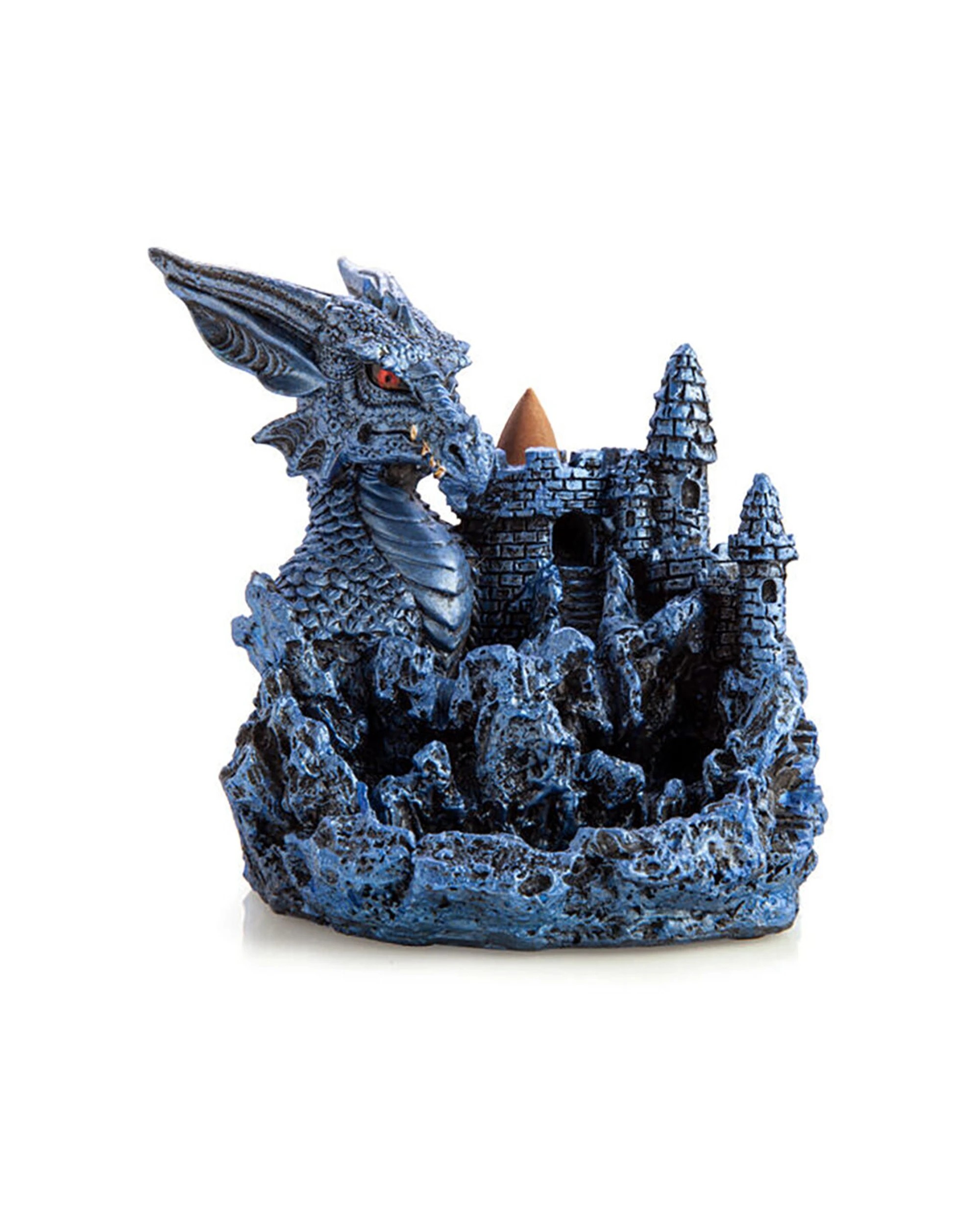 4 Mystical Worlds Ice Dragon LED Backflow Incense Burne - Blue, 4 of 6