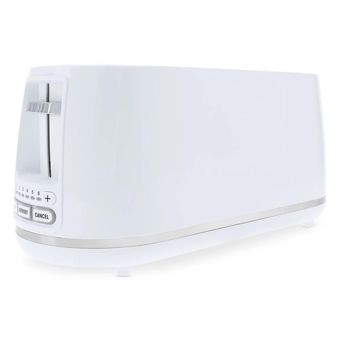 2 4 Slice Long Slot Toaster - White, 2 of 9