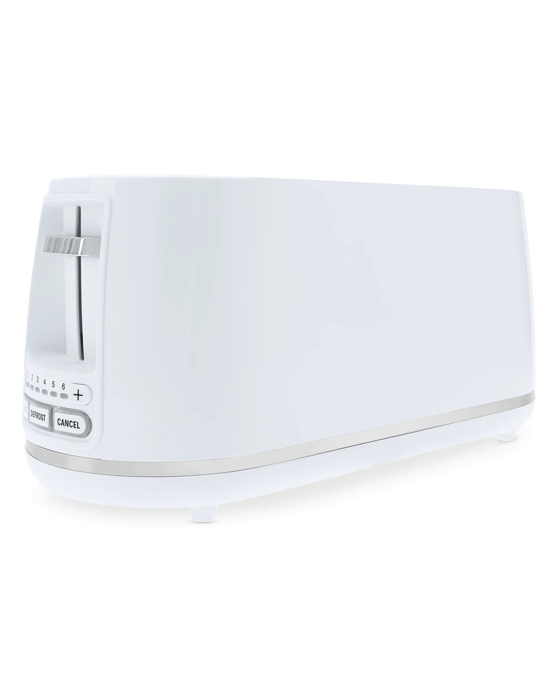 2 4 Slice Long Slot Toaster - White, 2 of 9