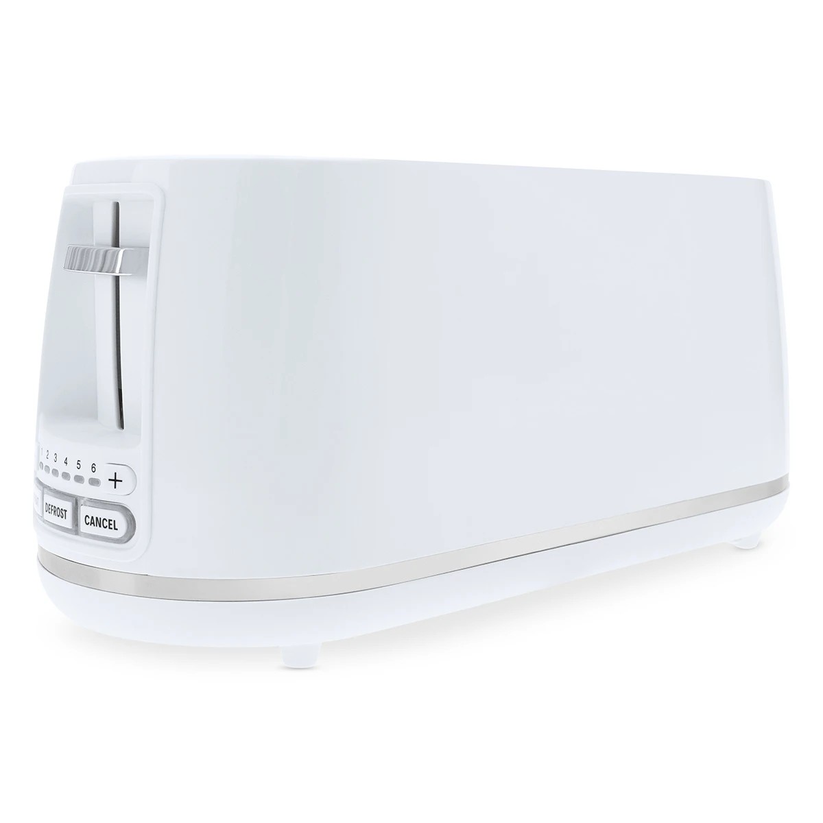 2 4 Slice Long Slot Toaster - White, 2 of 9