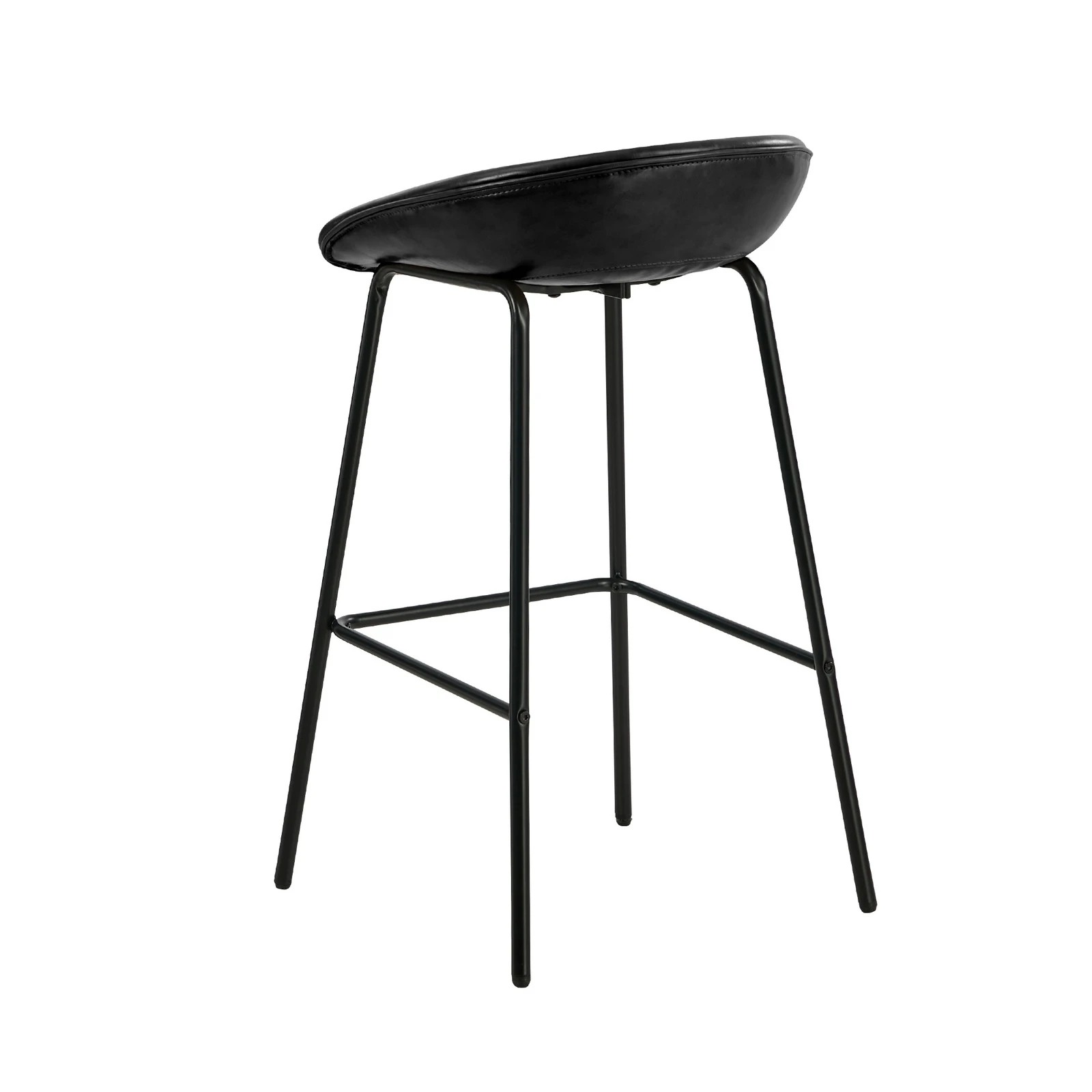 9 Oikiture 4x Bar Stools Barstool PU Leather - Black, 9 of 9