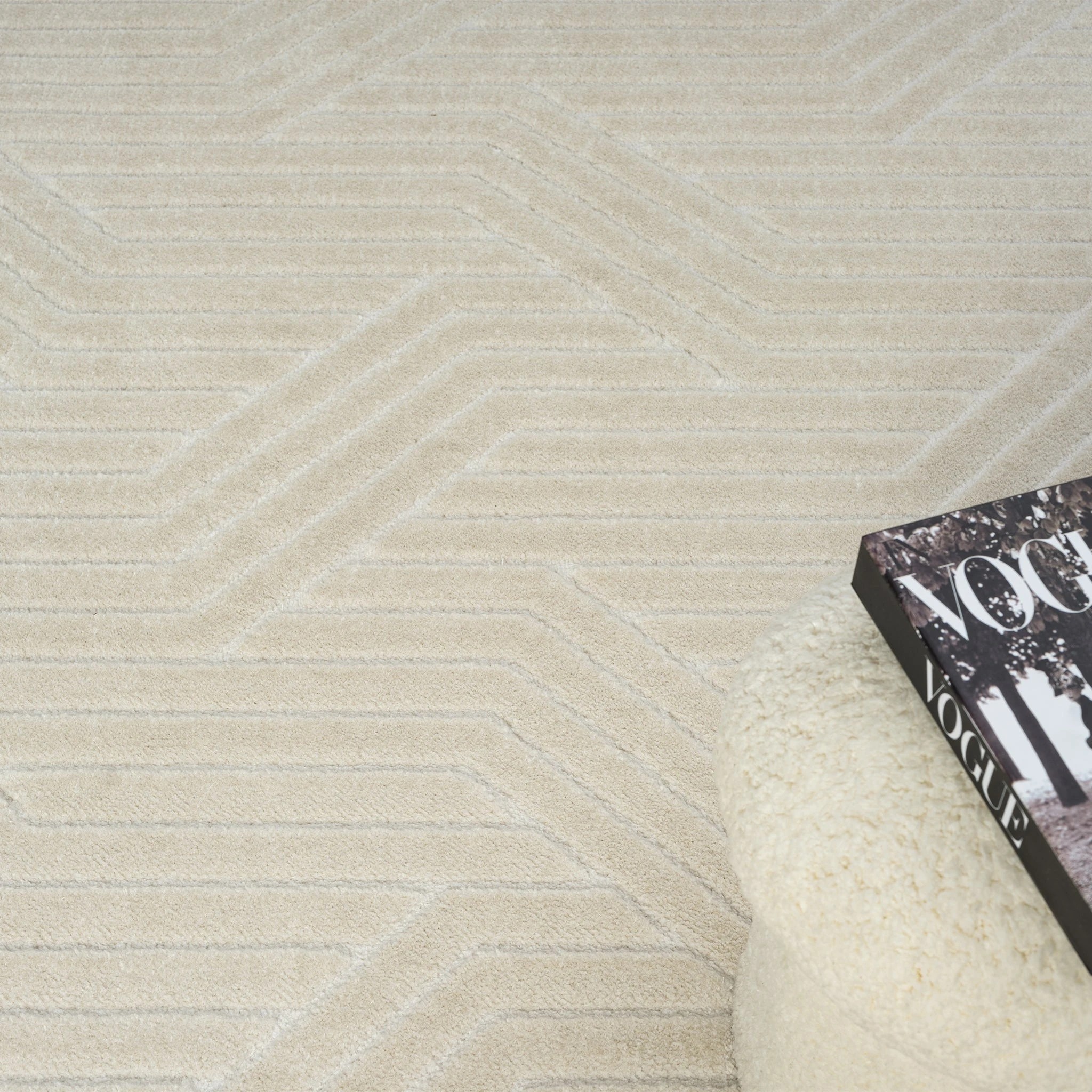 3 La Grace Home Admire Premium Rug - 240x330cm - Stone, 3 of 10