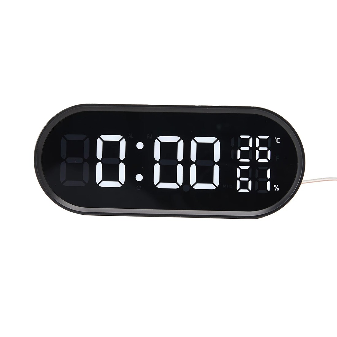 2 Clock Radio - Wood Look, 2 of 9