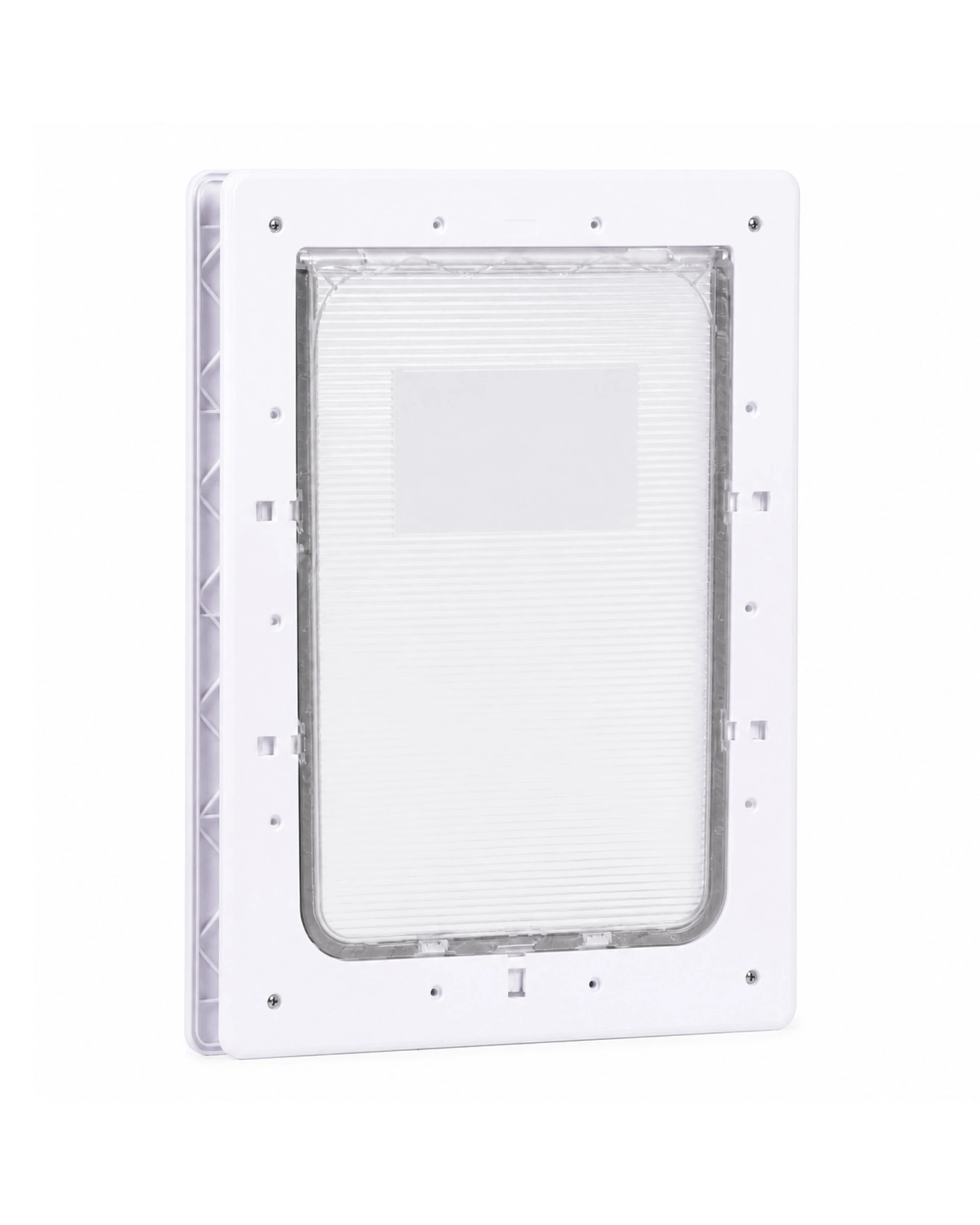 4 Advwin Cat Door Pet Door Safety Gate Pet Dog Cat Fence Guard Door -L, 4 of 9