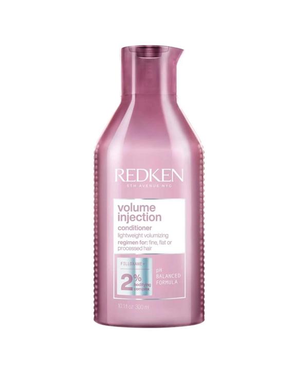 Redken Volume Injection Conditioner Volumiser Fine Hair 300ml - Pink