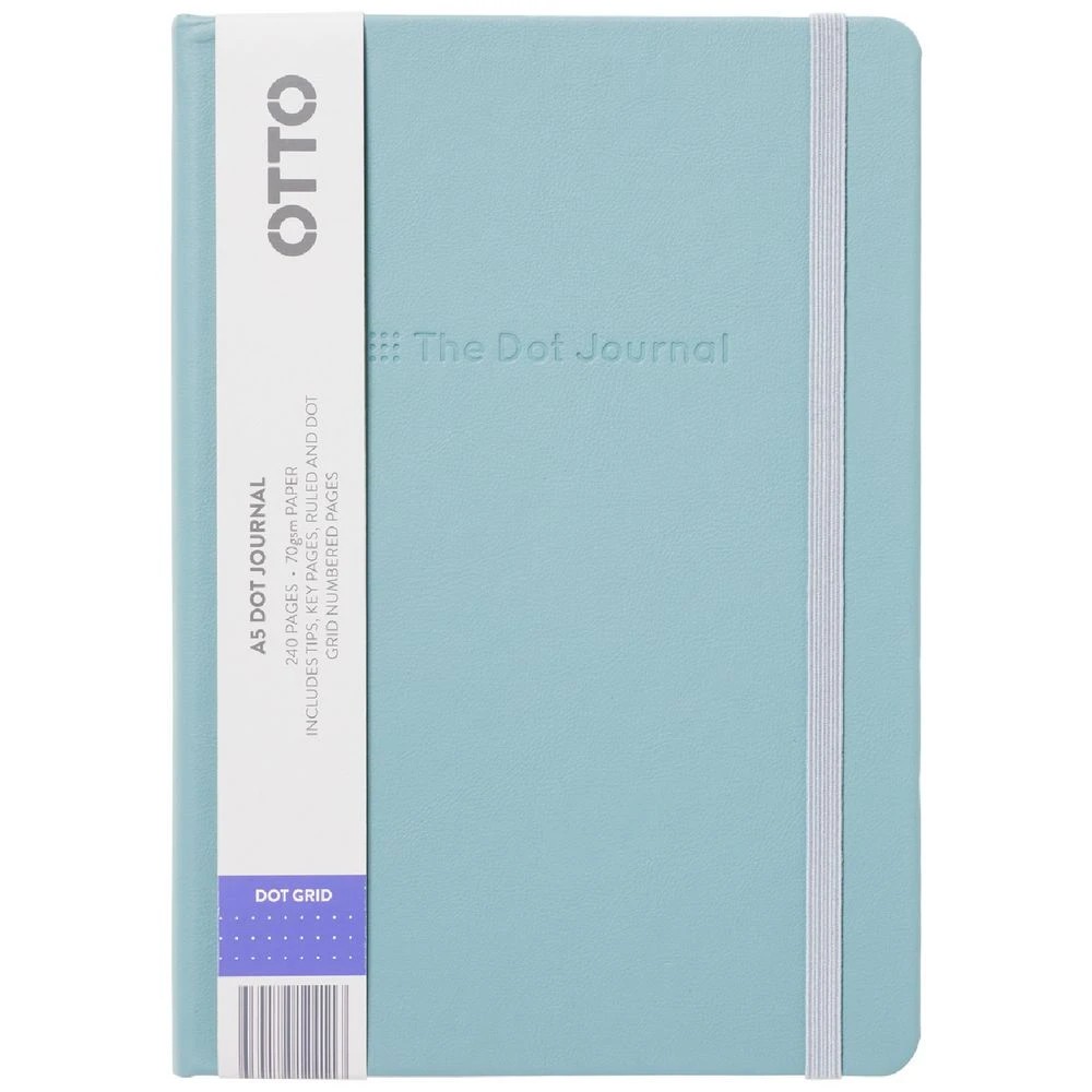 1 Otto A5 The Dot Journal 240 Page Dark Teal, 1 of 3