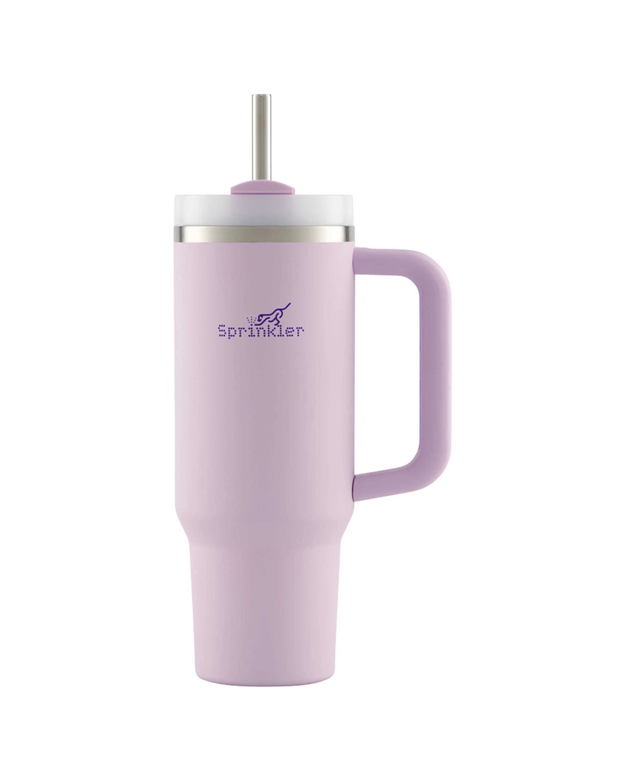 1 Sprinkler Sunny Insulated Tumbler With Straw Lid 1L Vacuum Insulated Leakproof - Purple, 1 of 1